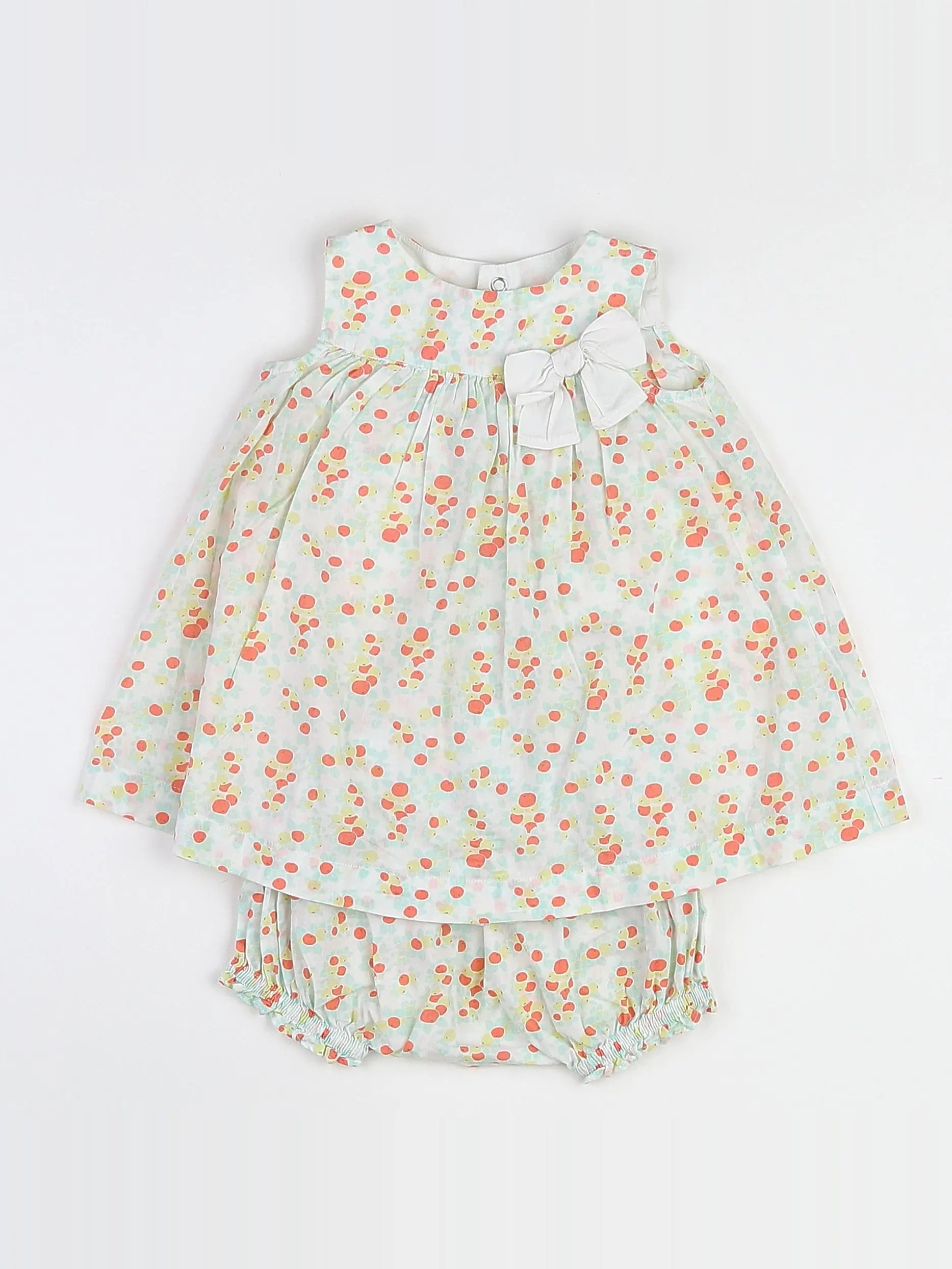 Petit Bateau - robe multicolore - 12 mois