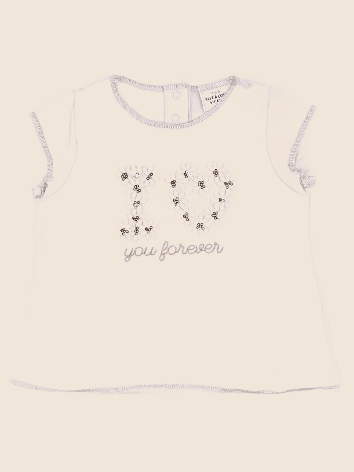 Tape à l'oeil - tee-shirt beige - 6 mois