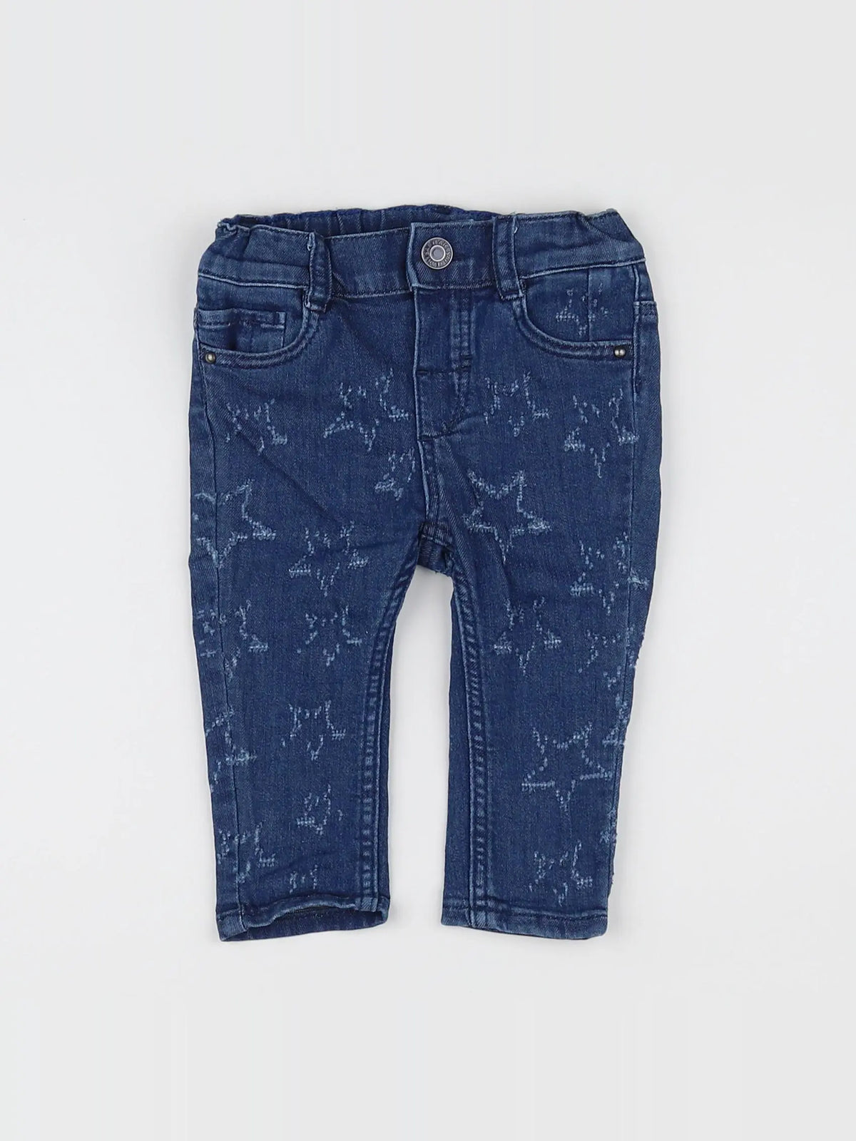 H&M - jean bleu - 3/6 mois