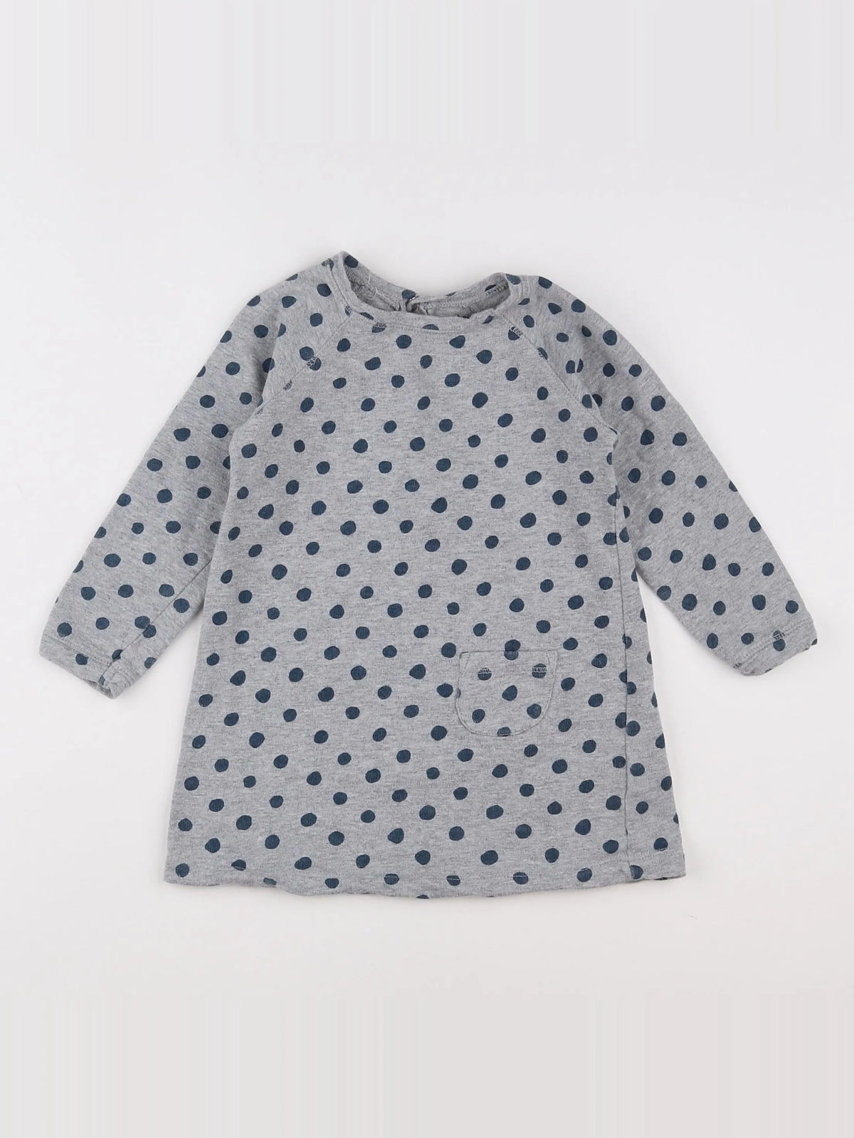 Boutchou - robe gris - 18 mois