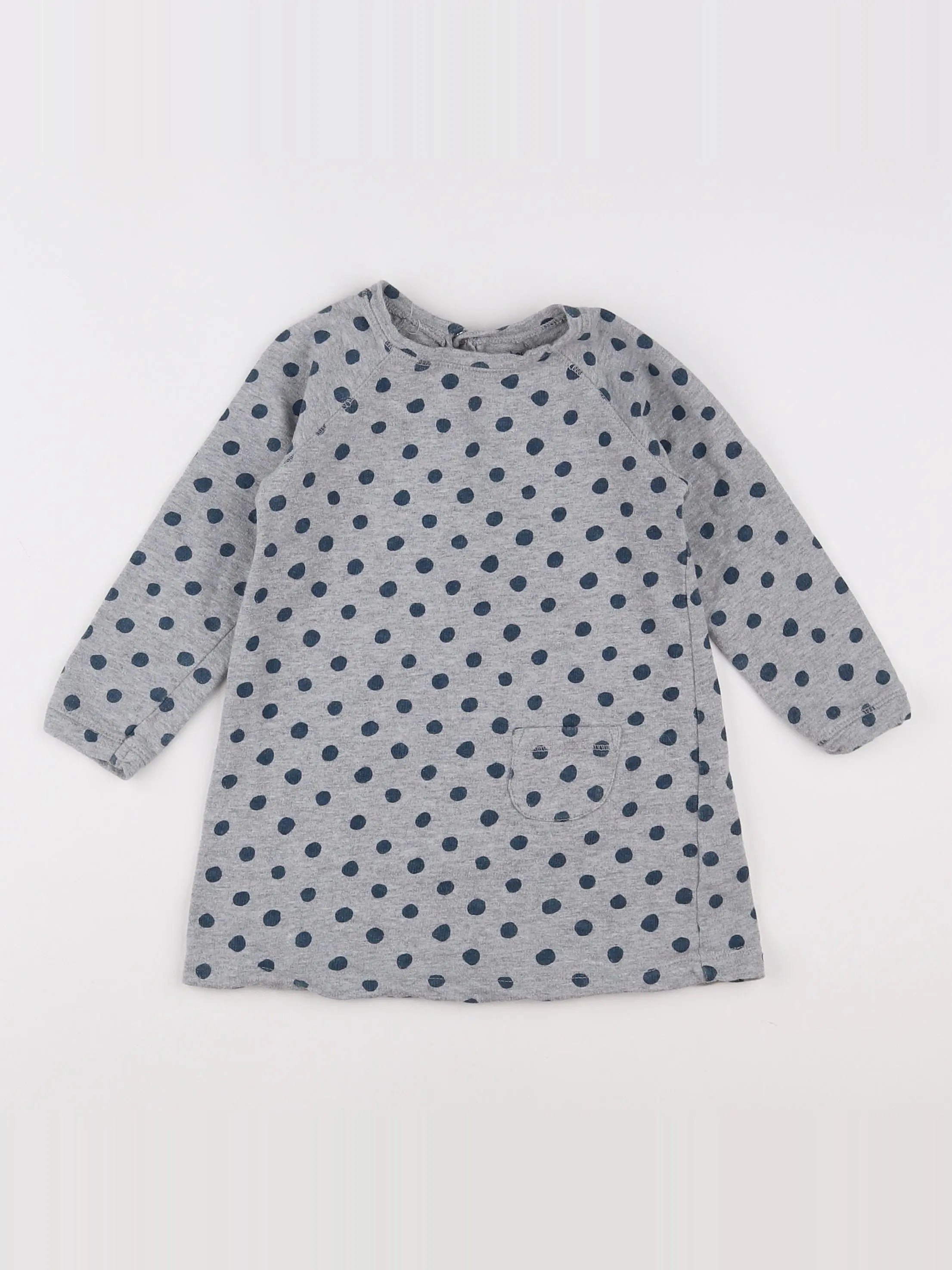 Boutchou - robe gris - 18 mois