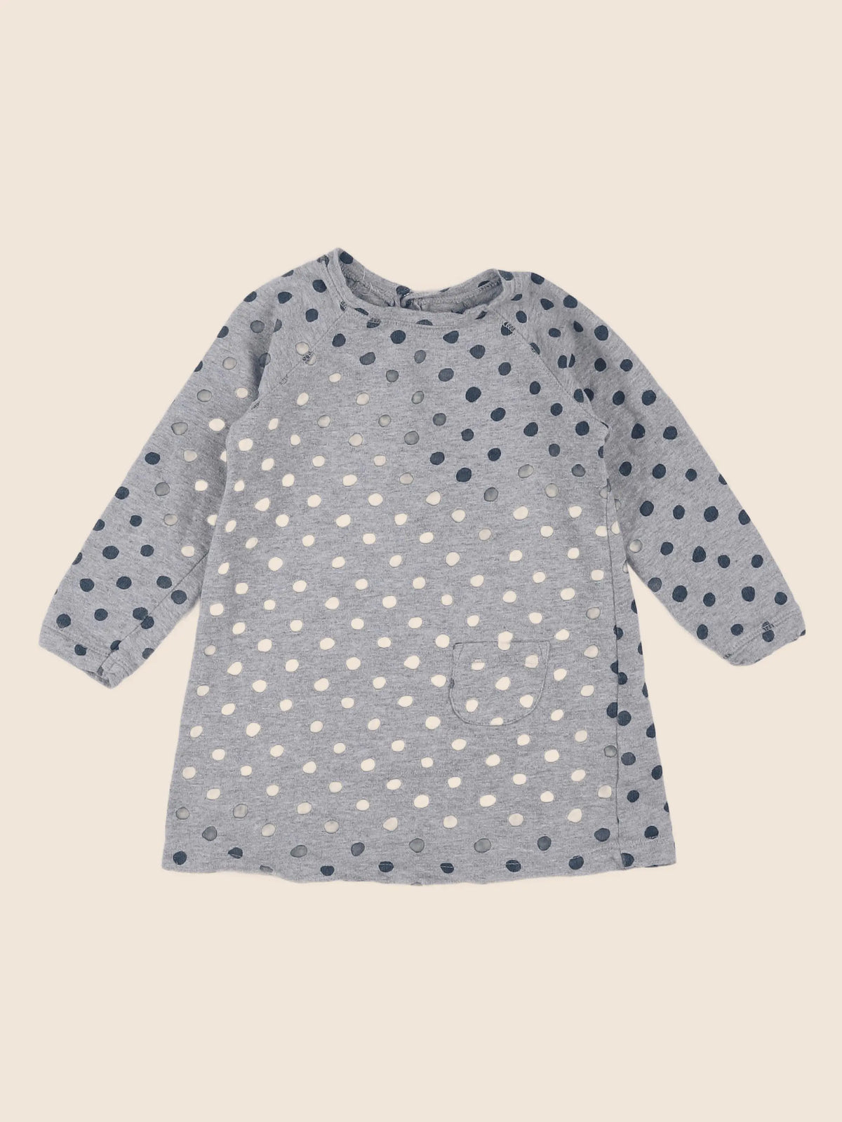 Boutchou - robe gris - 18 mois