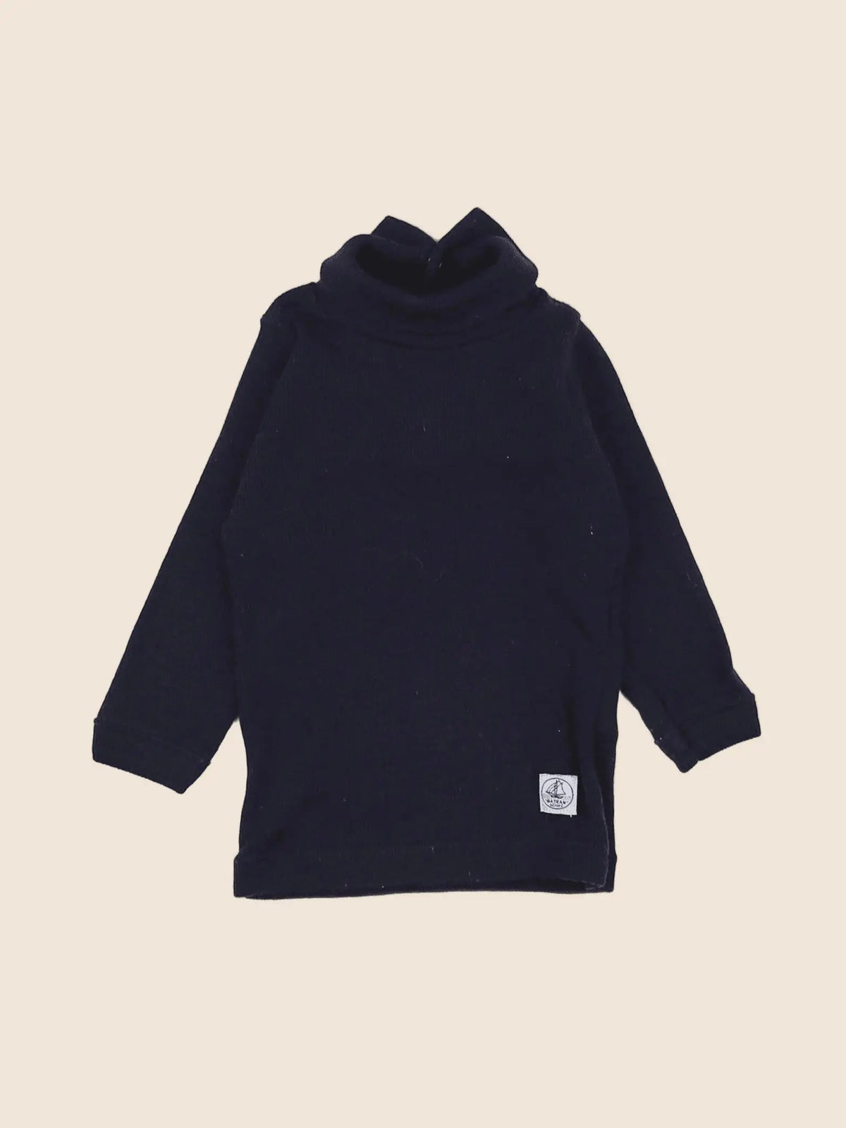 Petit Bateau - sous-pull bleu - 6 mois