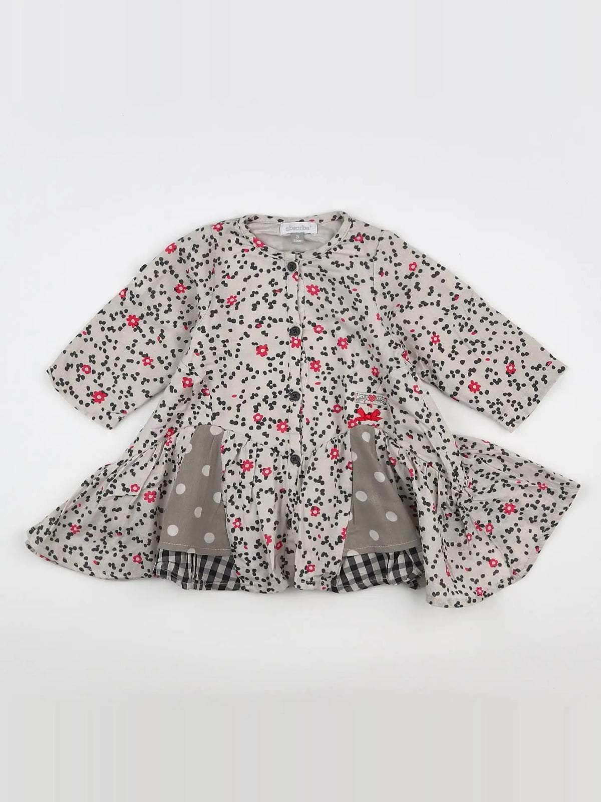 Absorba - robe multicolore - 3 mois