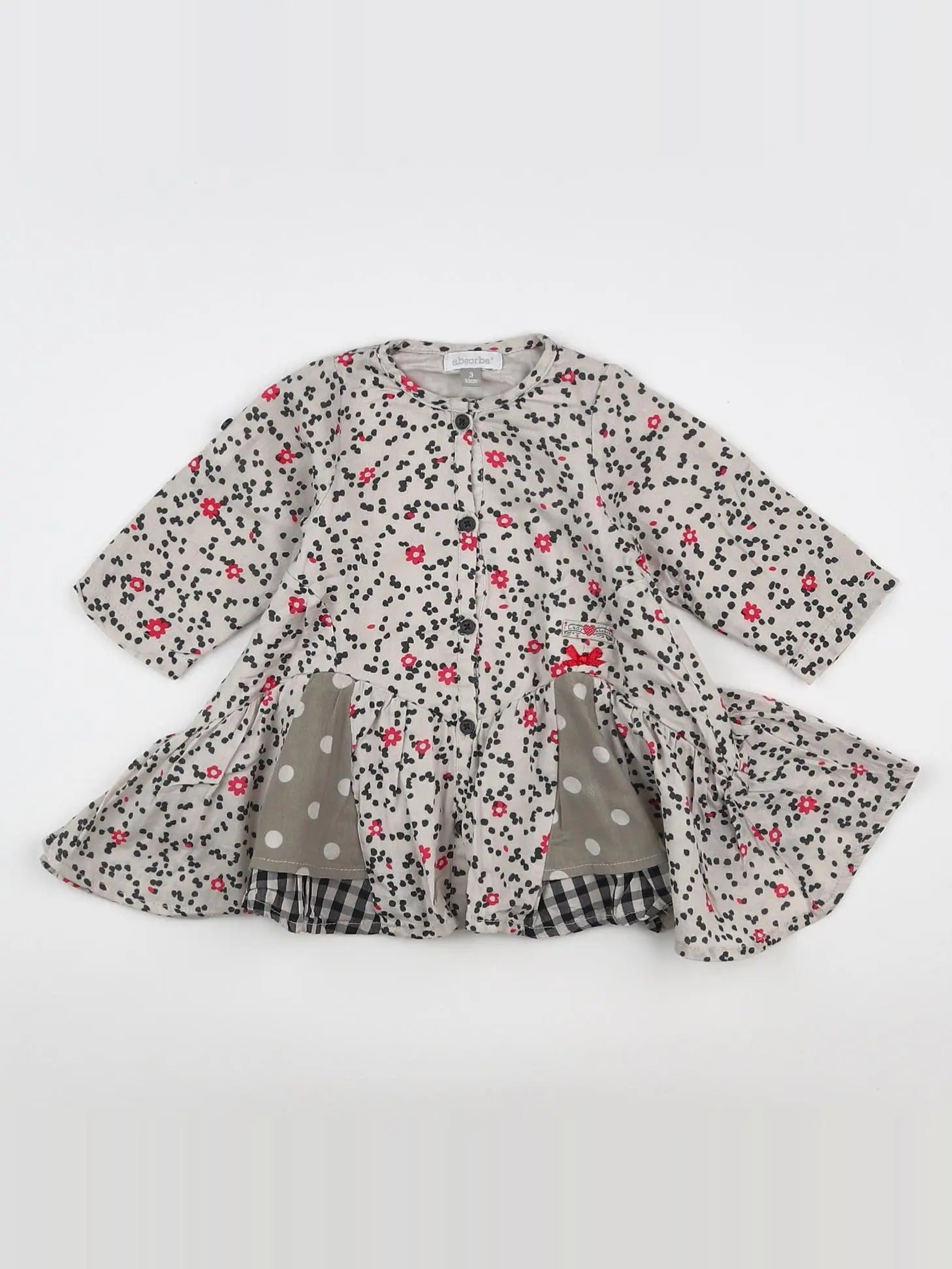 Absorba - robe multicolore - 3 mois