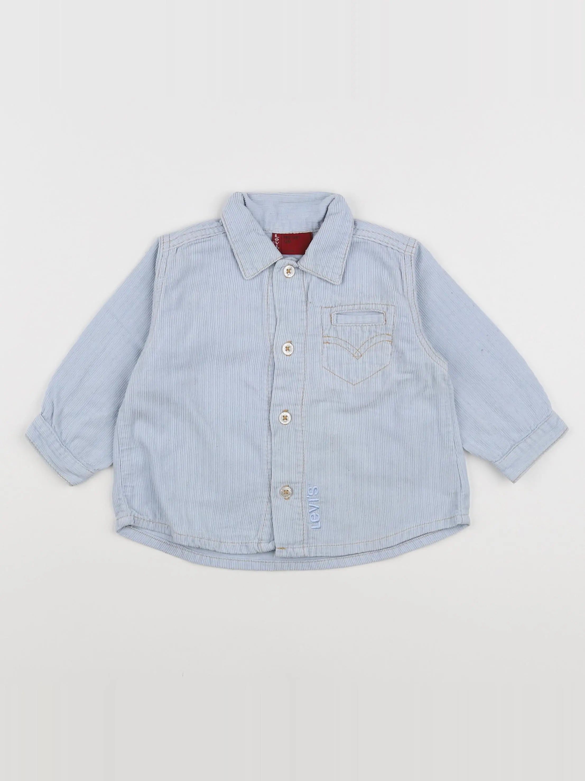 Levi's - chemise bleu - 12 mois