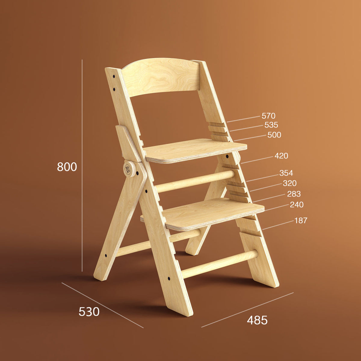 Chaise évolutive Montessori BusyKids
