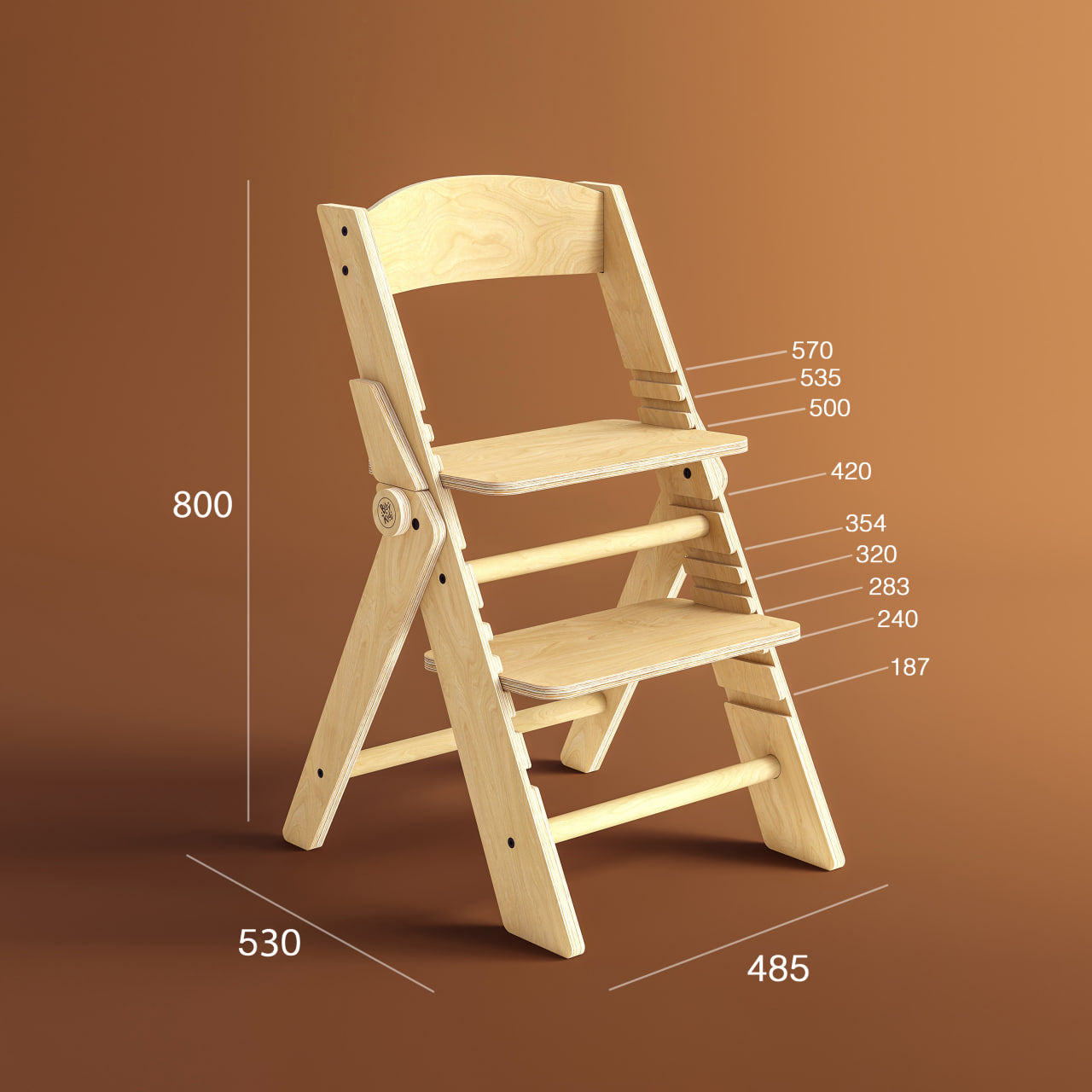 Chaise évolutive Montessori BusyKids
