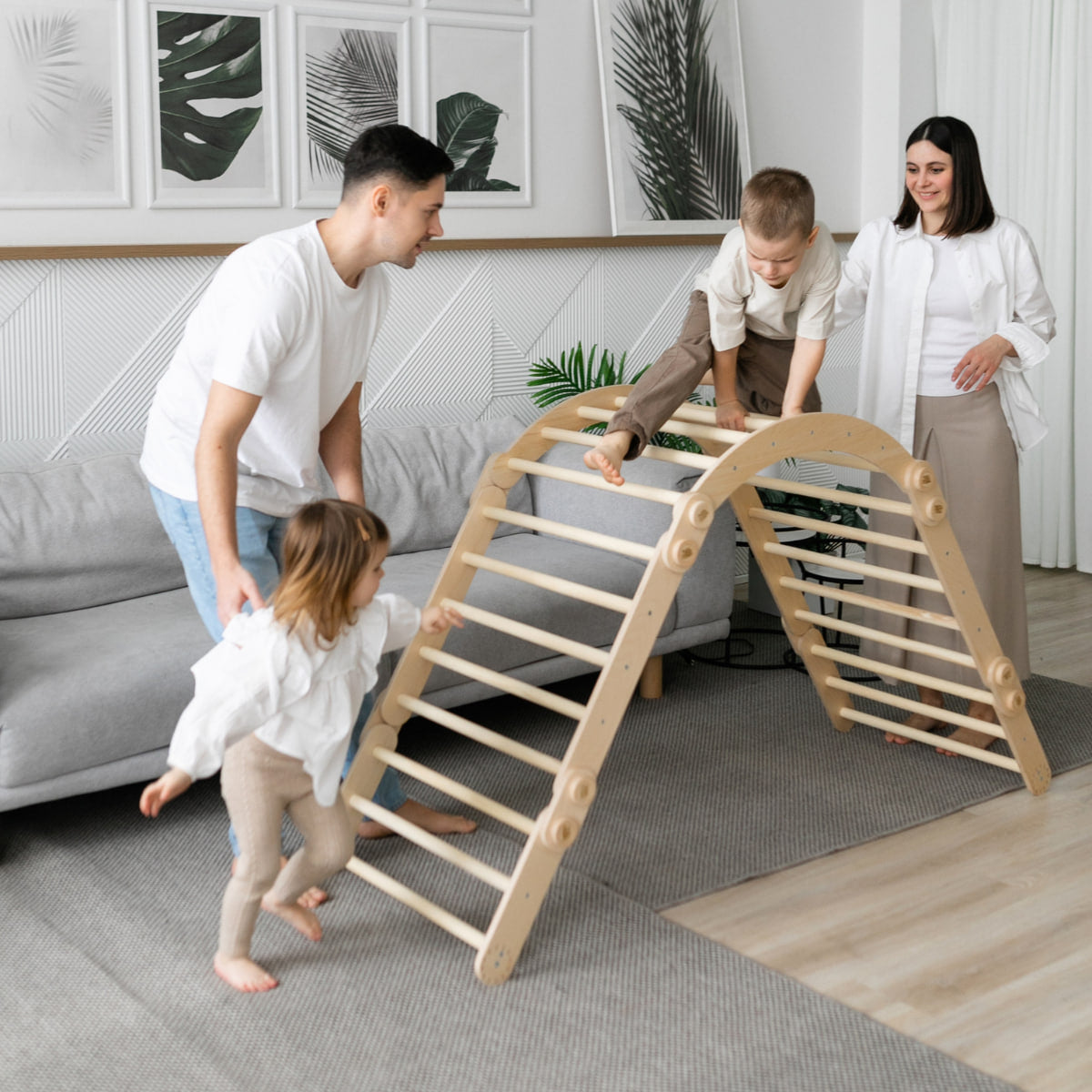 Grand ensemble d’escalade inclinable - Set L