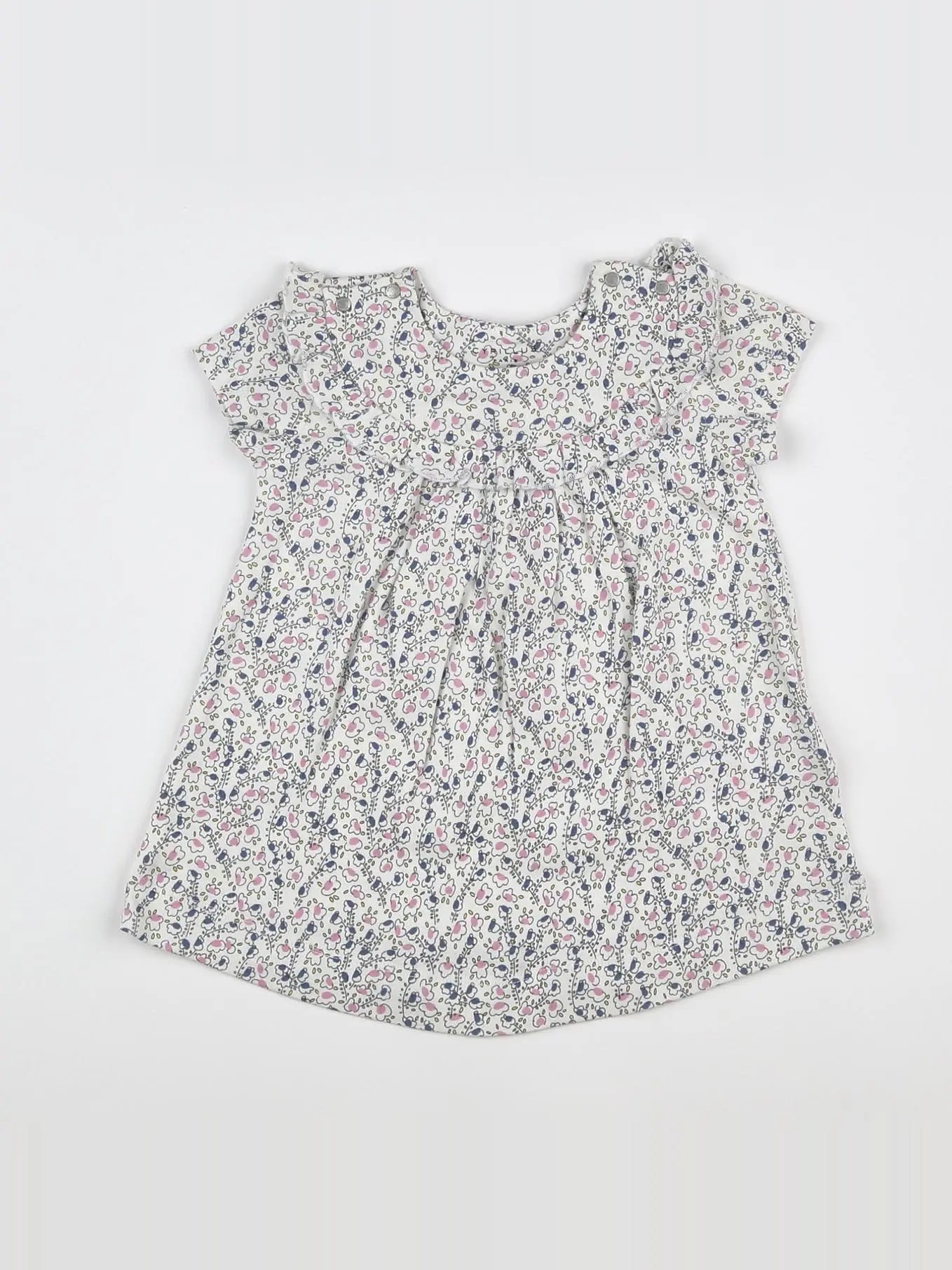 Cyrillus - robe multicolore - 6 mois