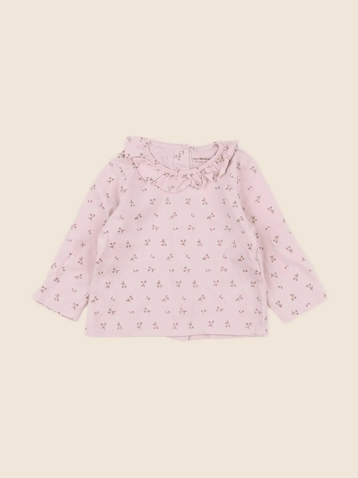 Vertbaudet - tee-shirt rose - 6 mois