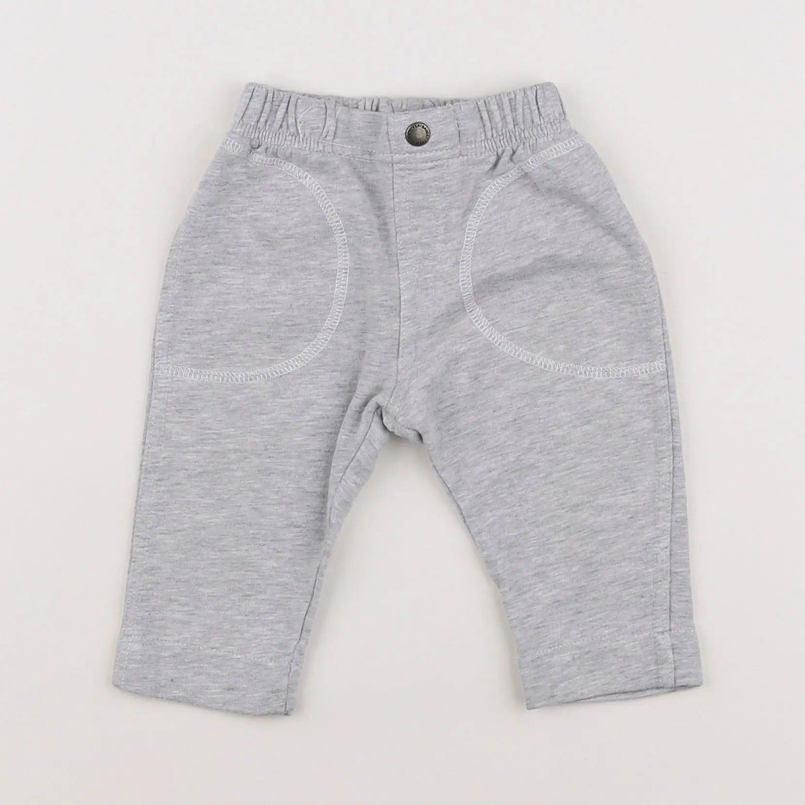 Vertbaudet - pantalon gris - 6 mois