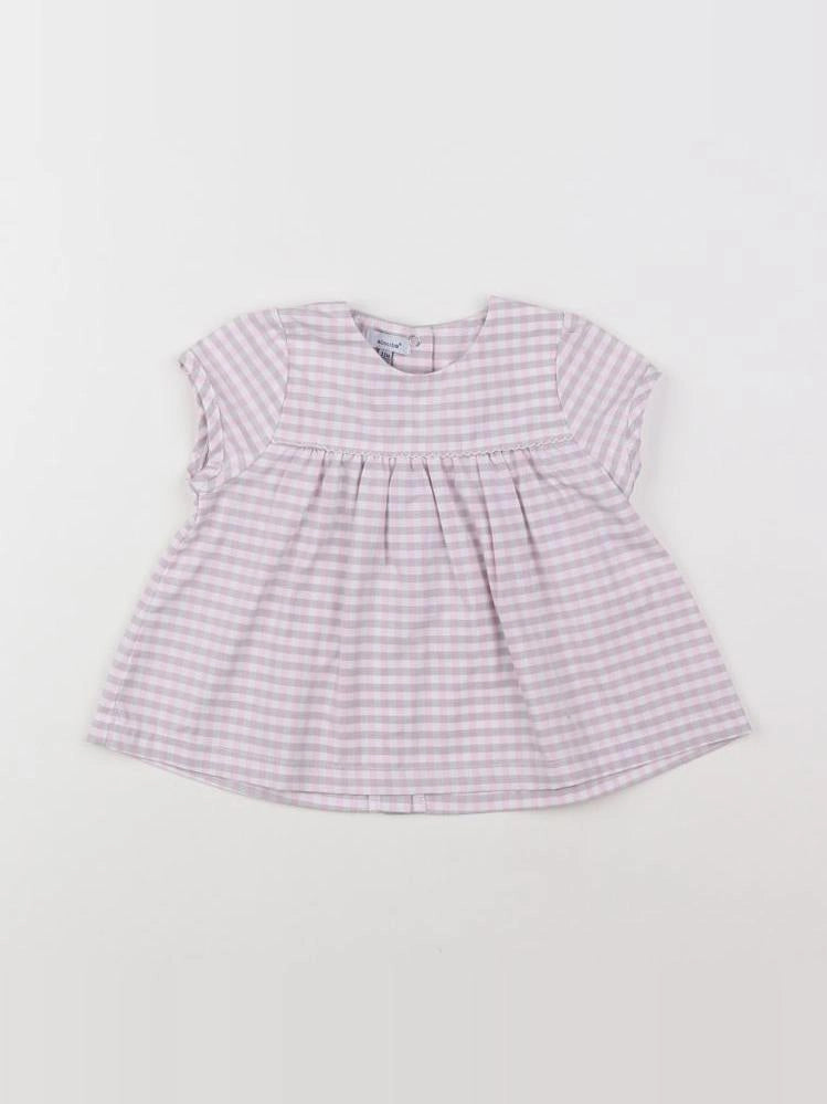 Absorba - blouse blanc, gris, rose - 12 mois