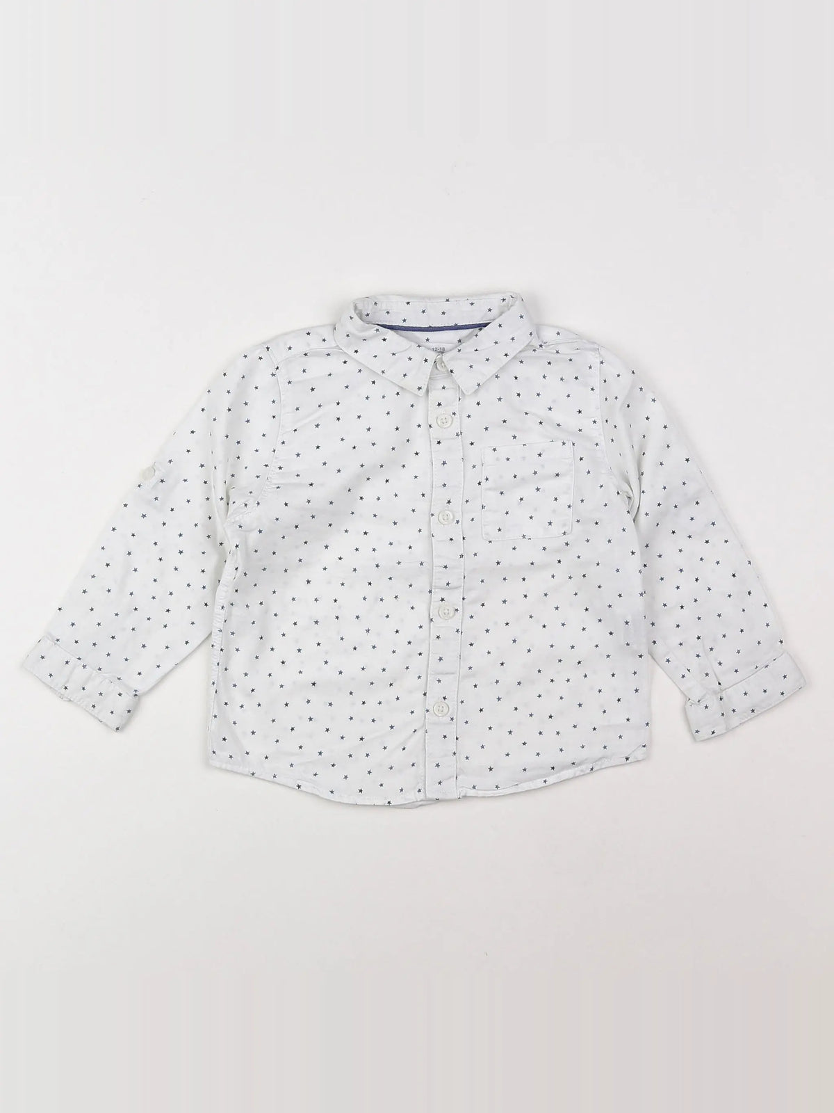 Zara - chemise blanc - 12/18 mois