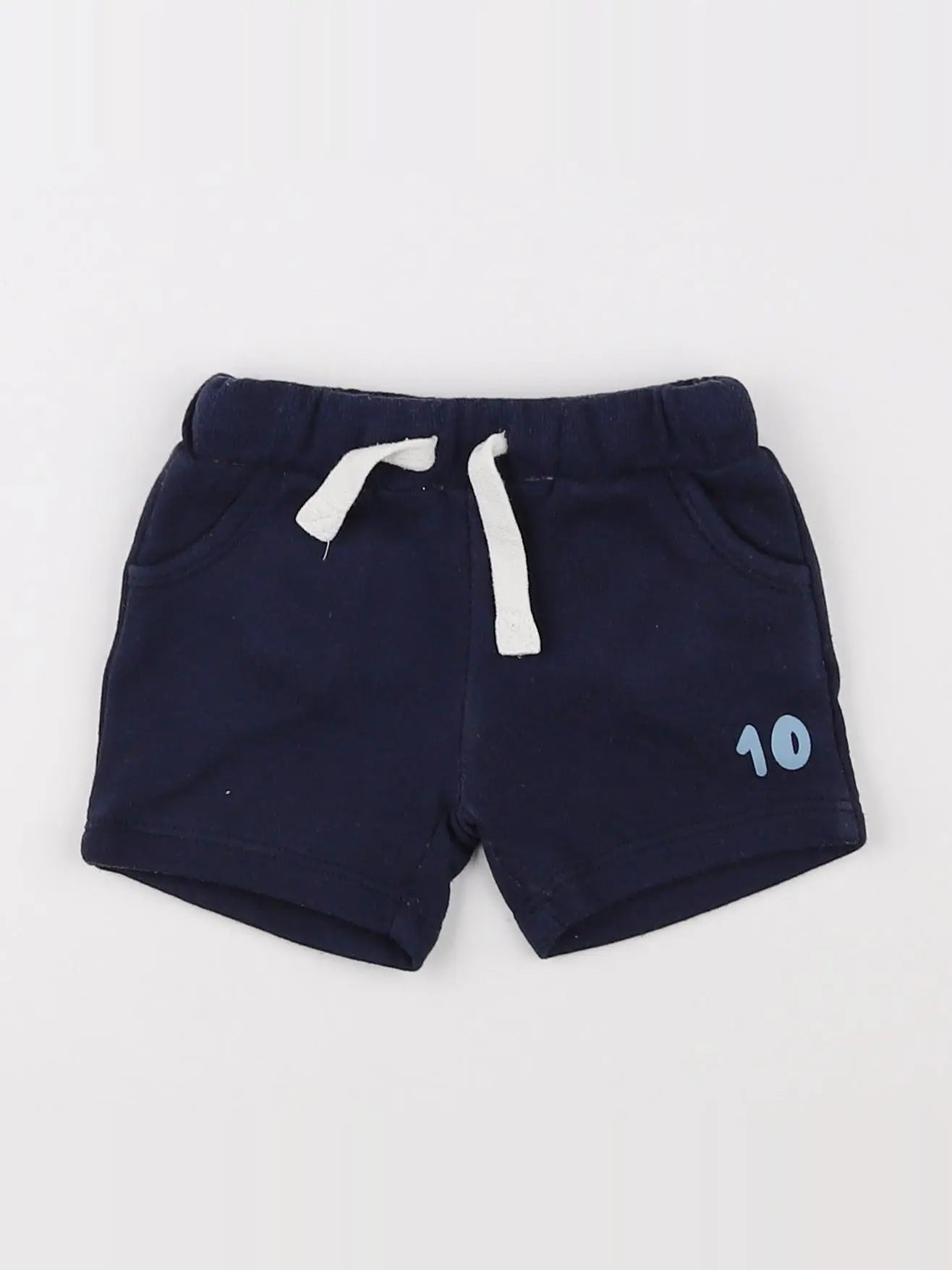 La Redoute - short bleu - 3 mois