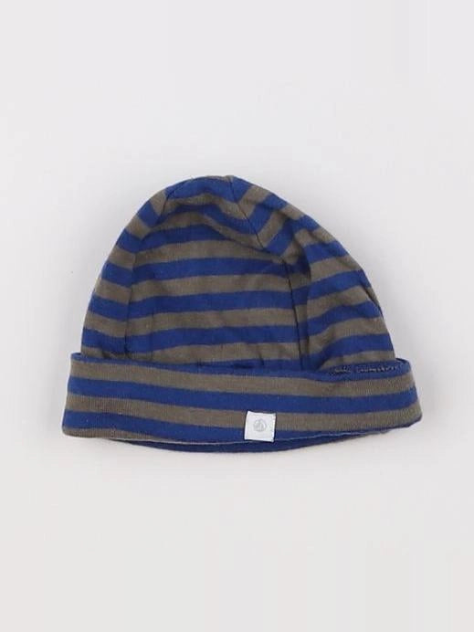 Petit Bateau - bonnet taupe - 0 mois