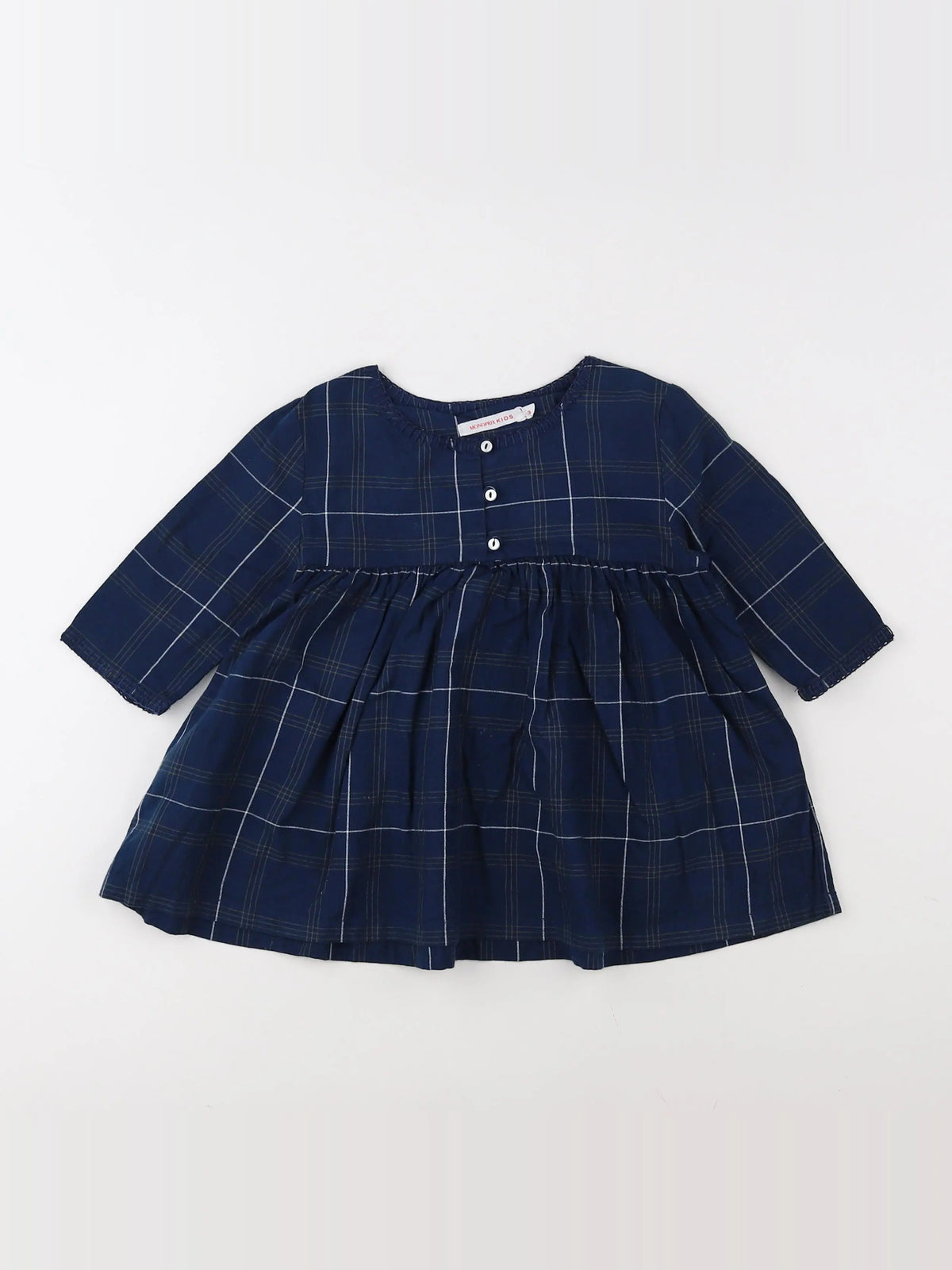 Monoprix - robe bleu - 3 mois