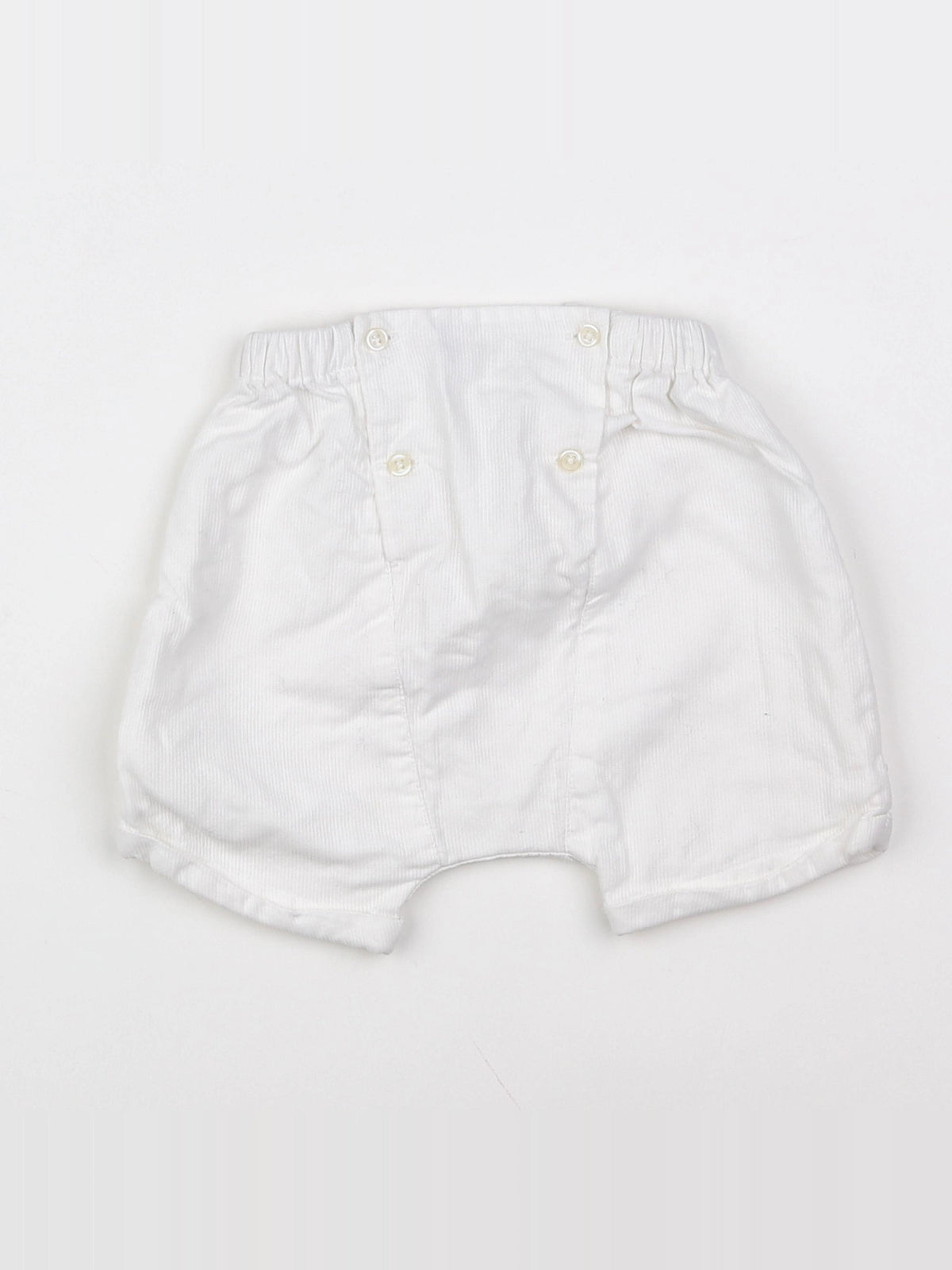 Boutchou - short blanc - 6 mois