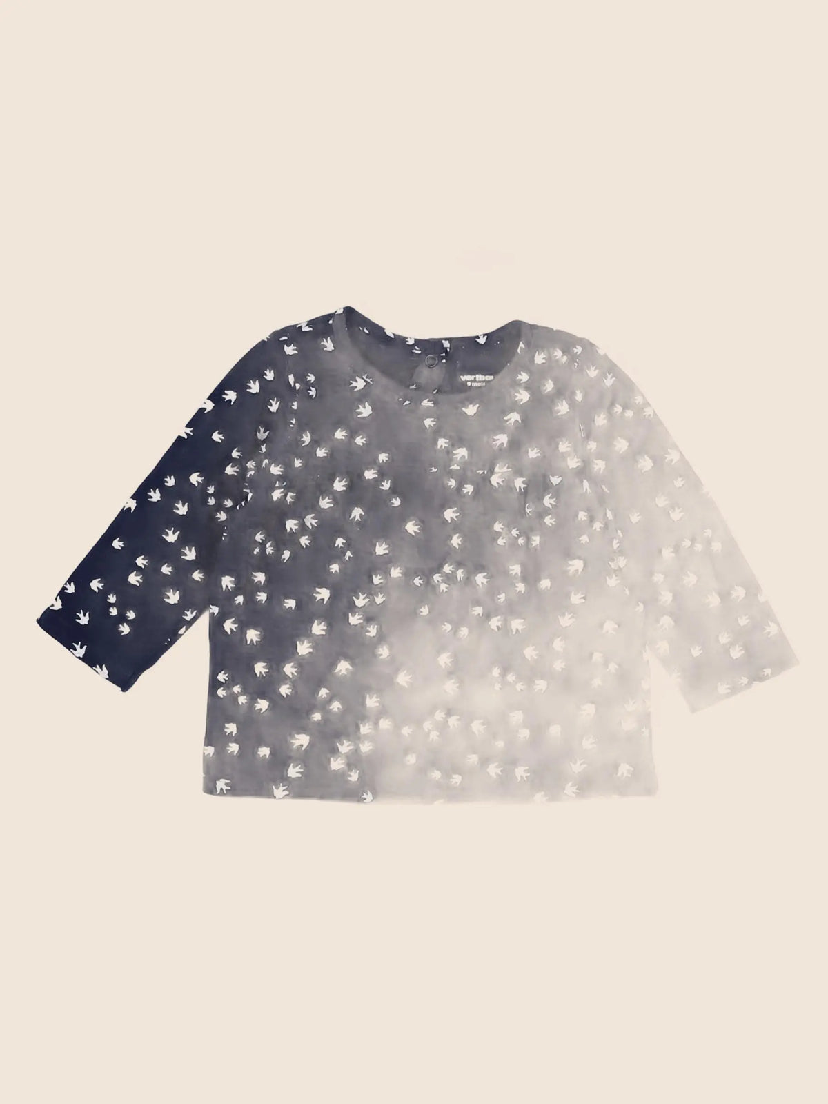 Vertbaudet - tee-shirt bleu - 9 mois