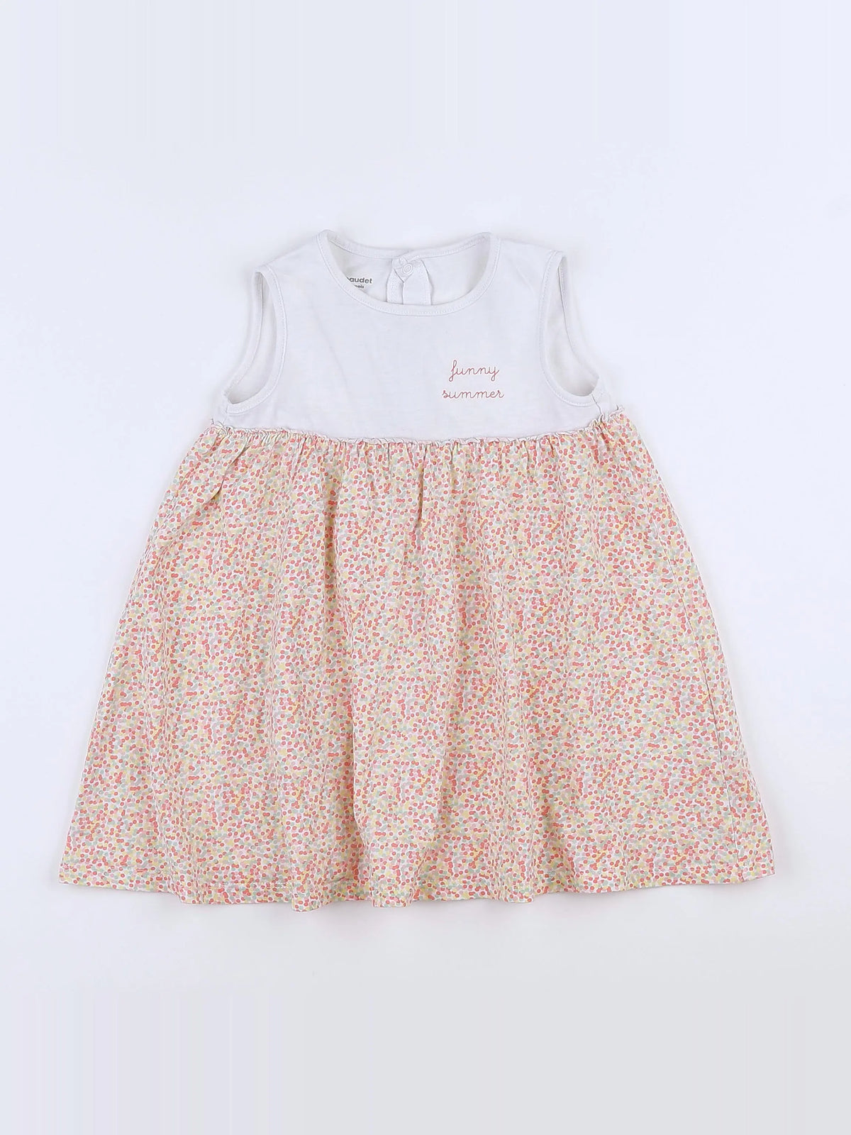 Vertbaudet - robe multicolore - 18 mois