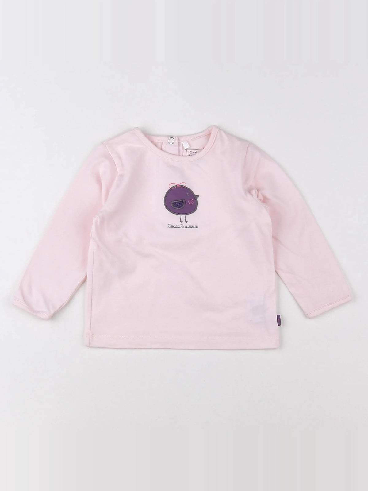 Cadet Rousselle - tee-shirt rose - 12 mois