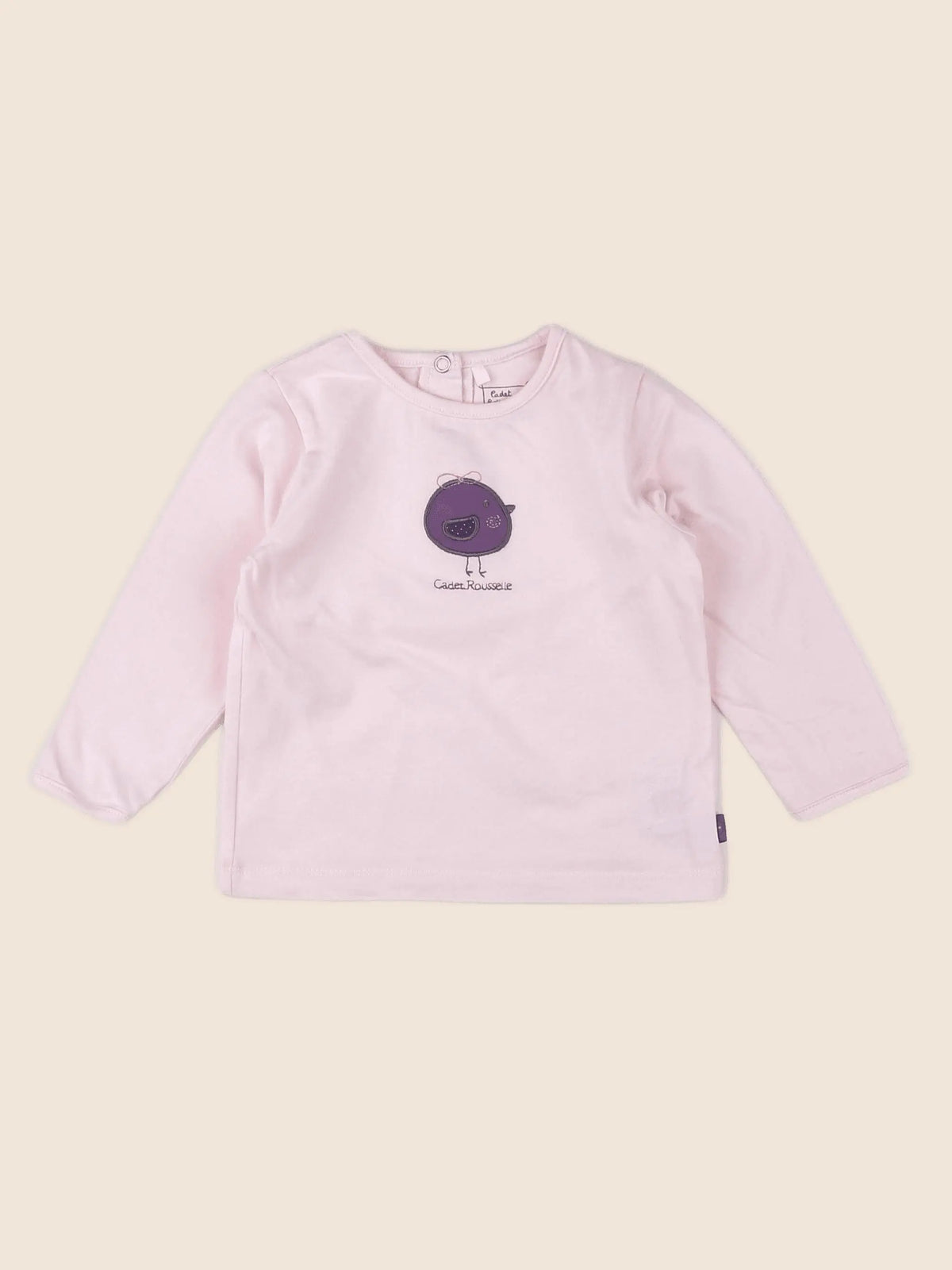 Cadet Rousselle - tee-shirt rose - 12 mois