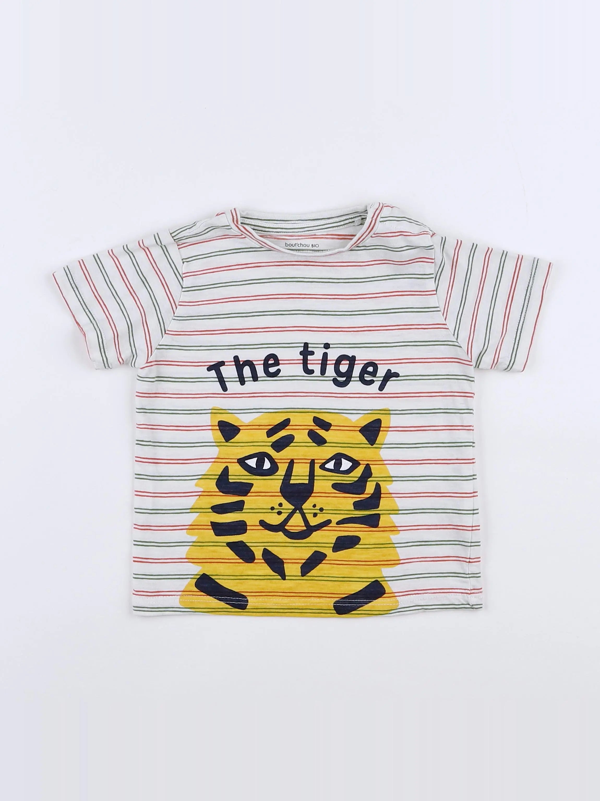 Boutchou - tee-shirt multicolore - 12 mois