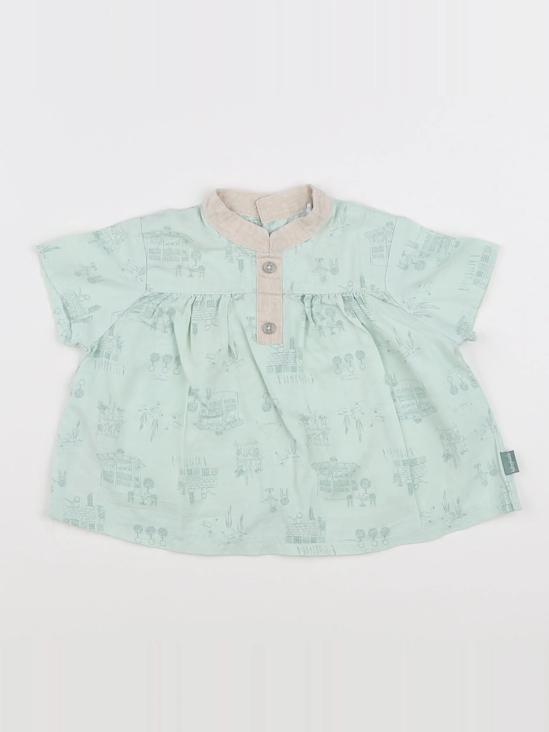 Tutto Piccolo - chemise vert - 12 mois