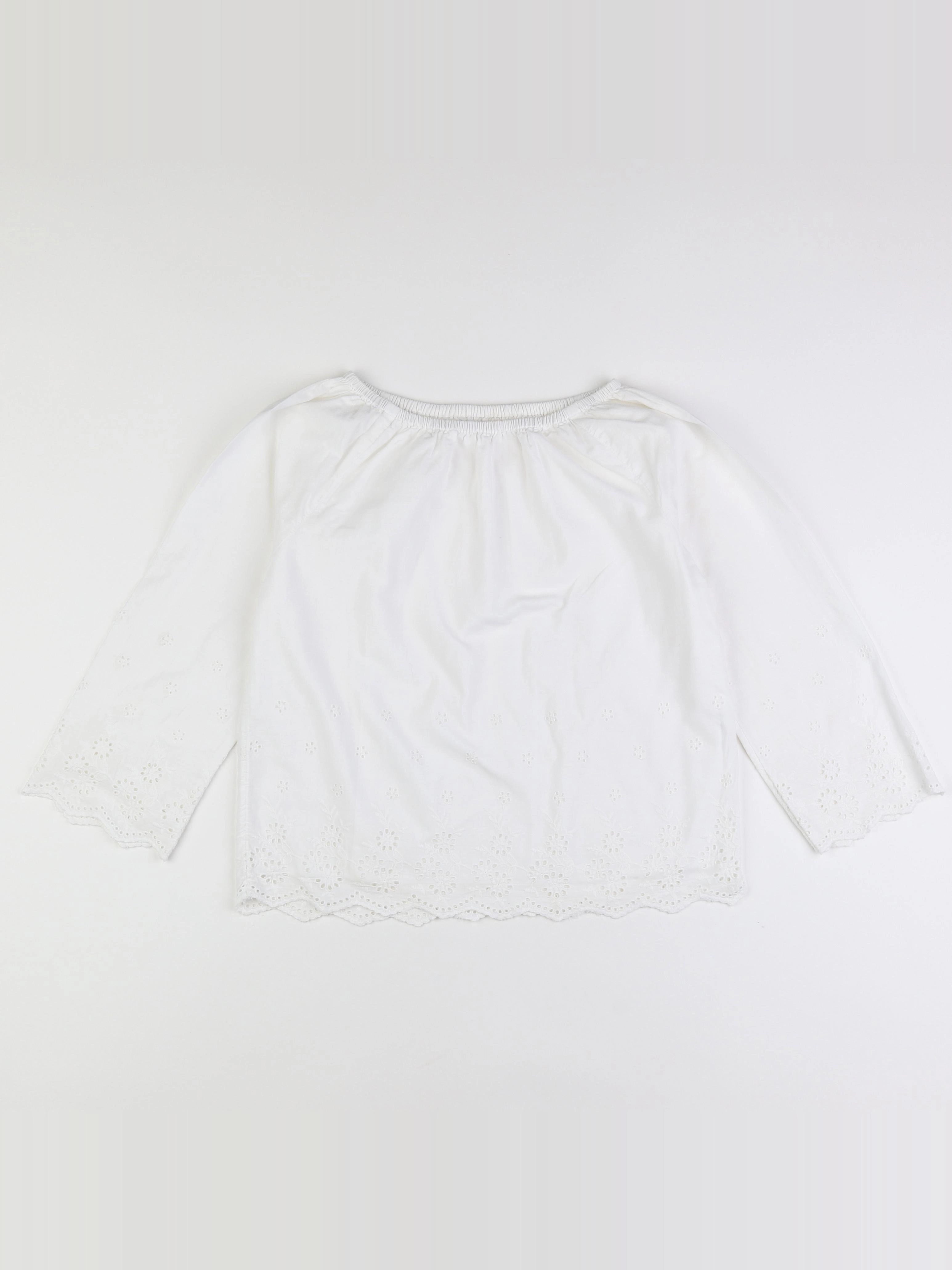 Monoprix - blouse blanc - 12 ans