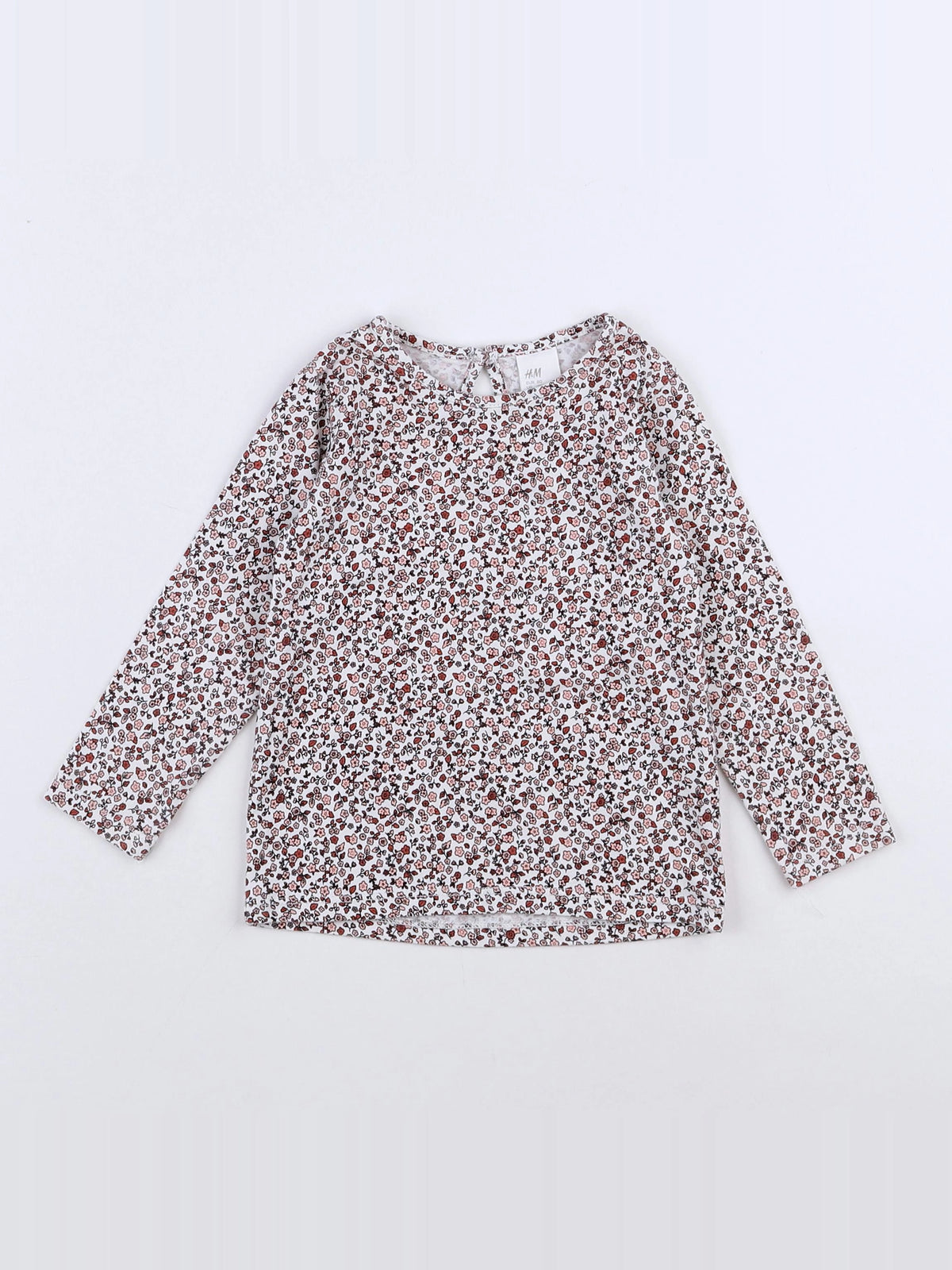 H&M - tee-shirt rose - 12 mois