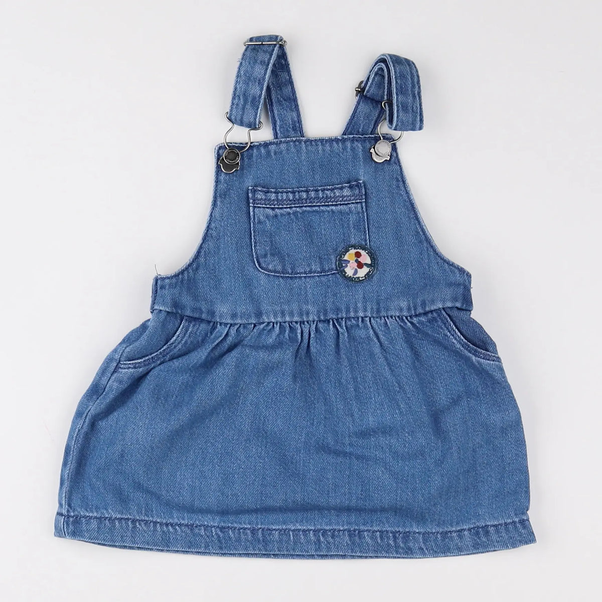 Vertbaudet - robe bleu - 9 mois