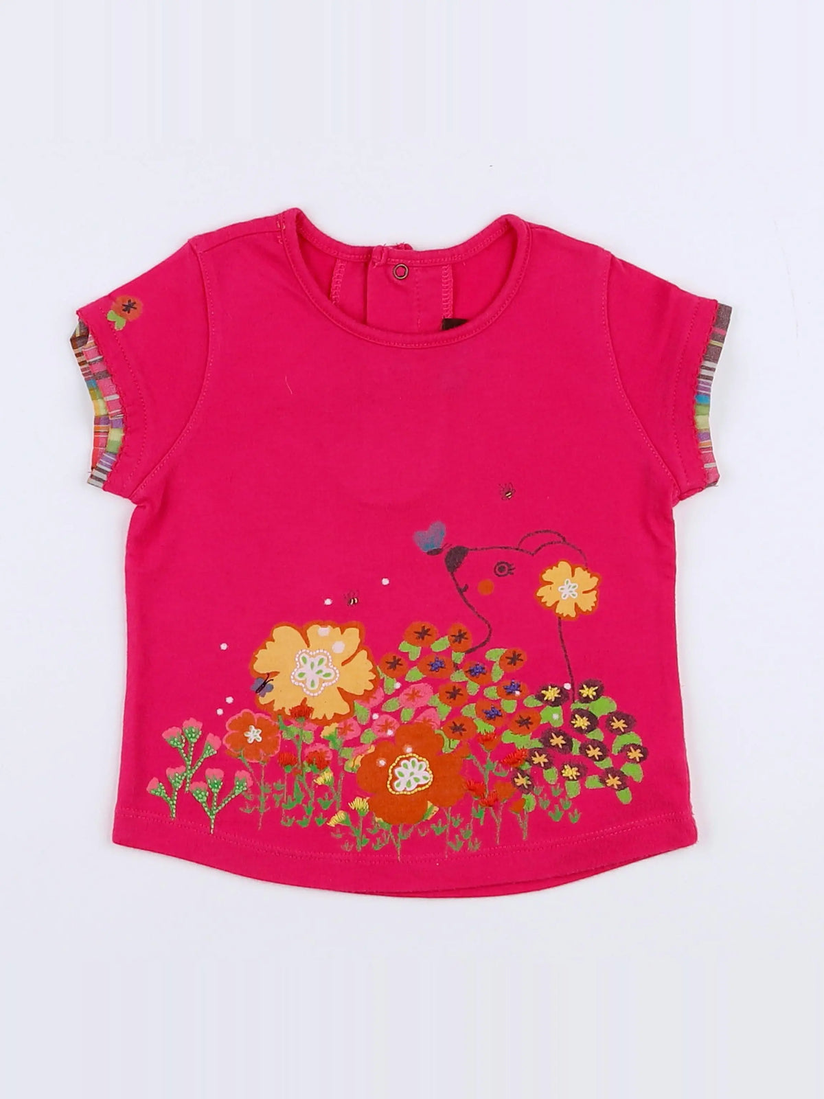 Catimini - tee-shirt rose - 12 mois