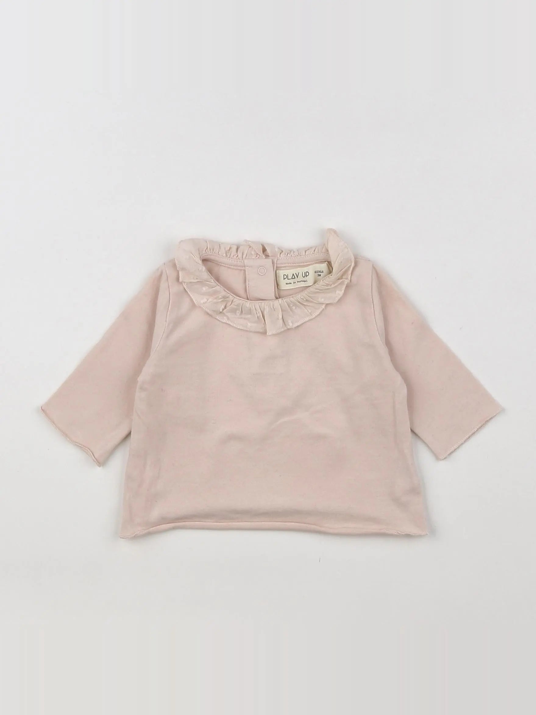 Play Up - tee-shirt rose - 3 mois