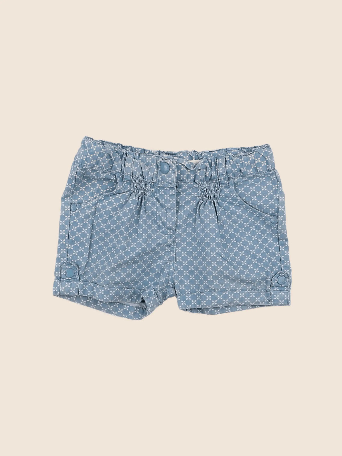 Vertbaudet - short vert - 9 mois