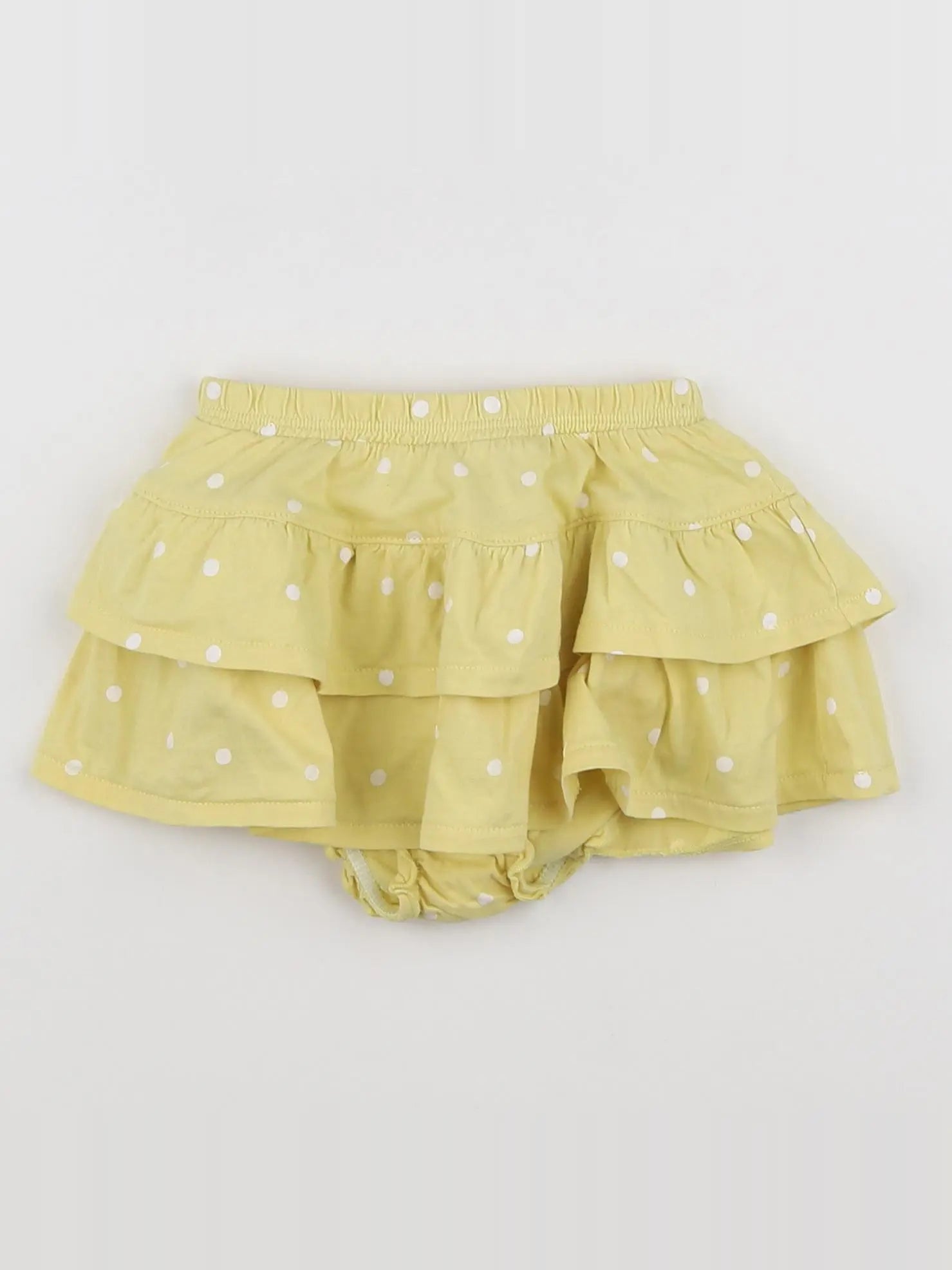 H&M - jupe jaune - 12 mois