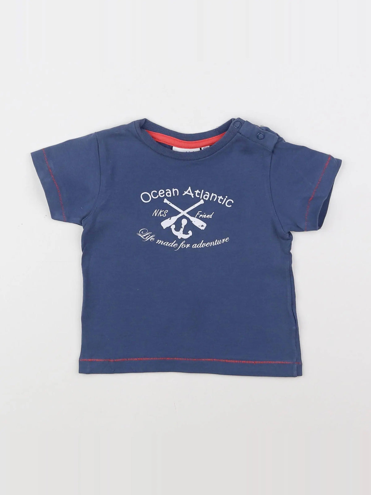 Noukie's - tee-shirt bleu - 12 mois