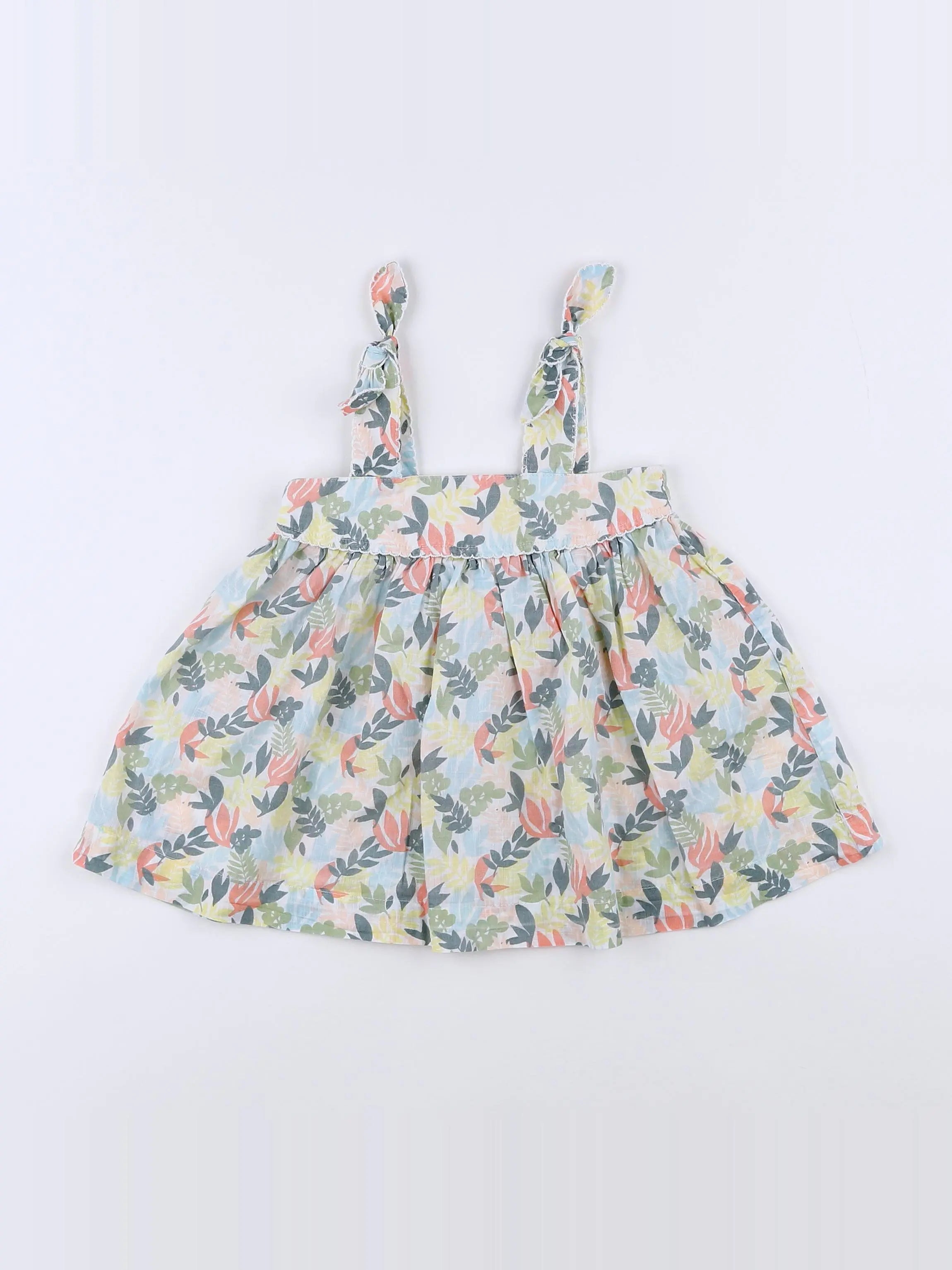 Boutchou - robe vert - 9 mois