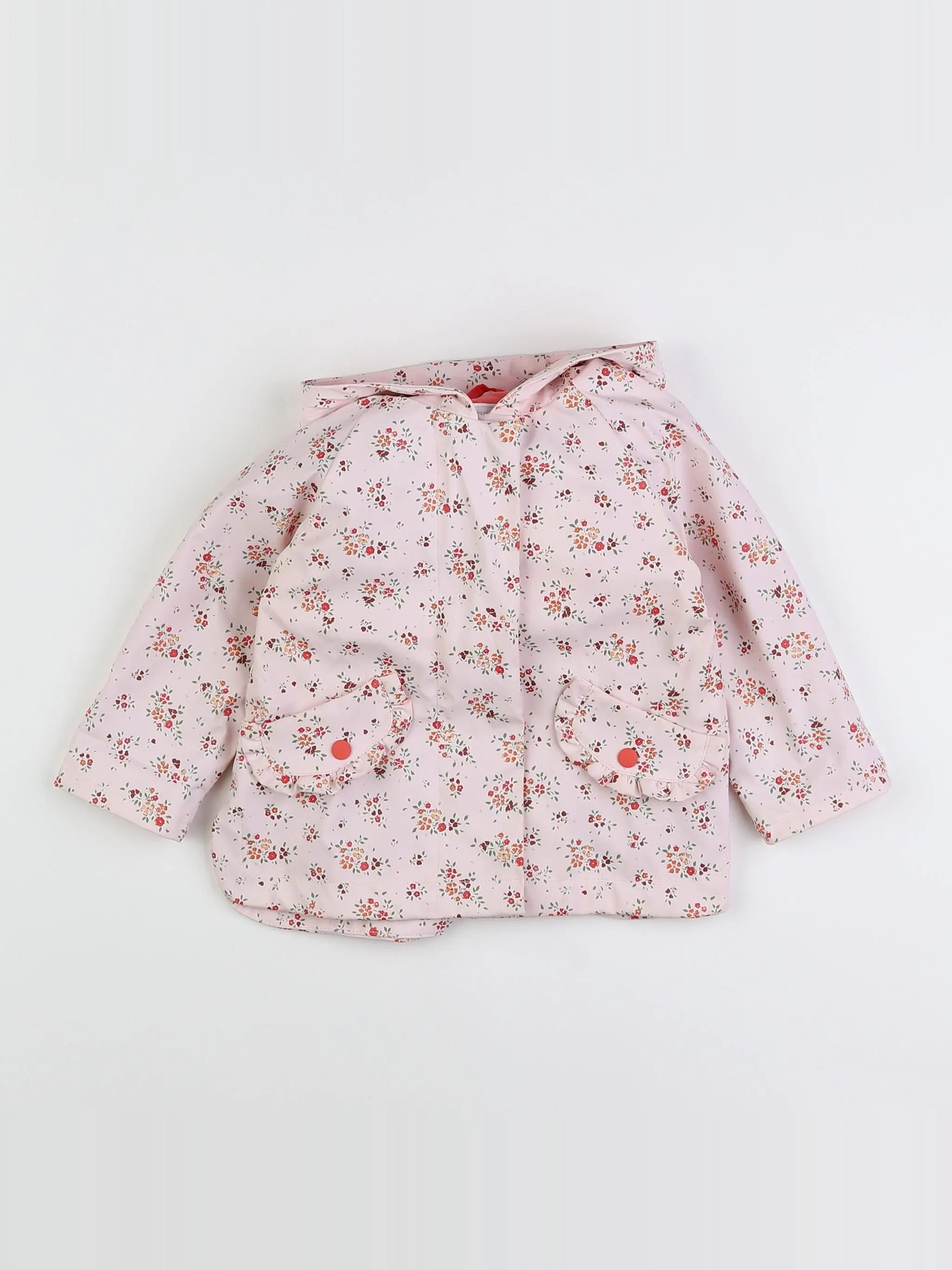 Vertbaudet - imperméable rose - 18 mois
