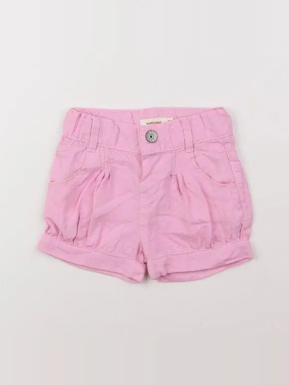 Catimini - short rose - 12 mois