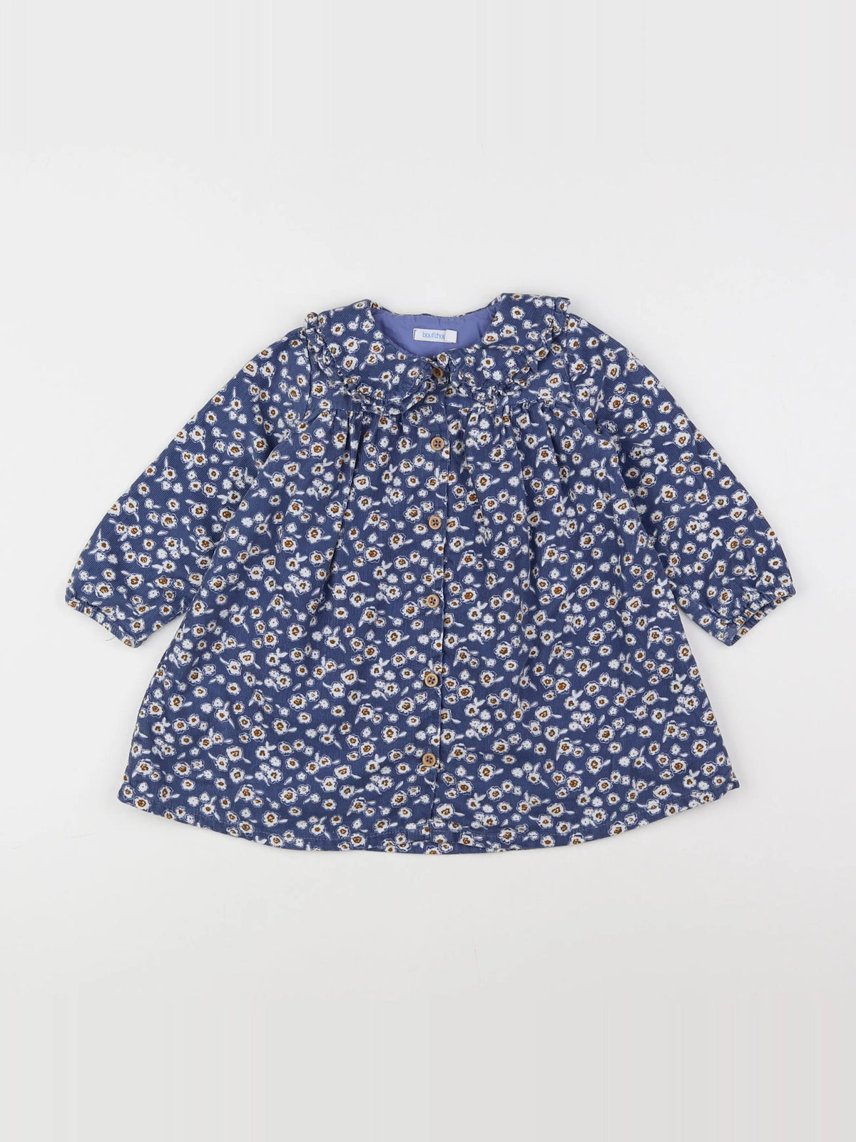 Boutchou - robe bleu - 12 mois