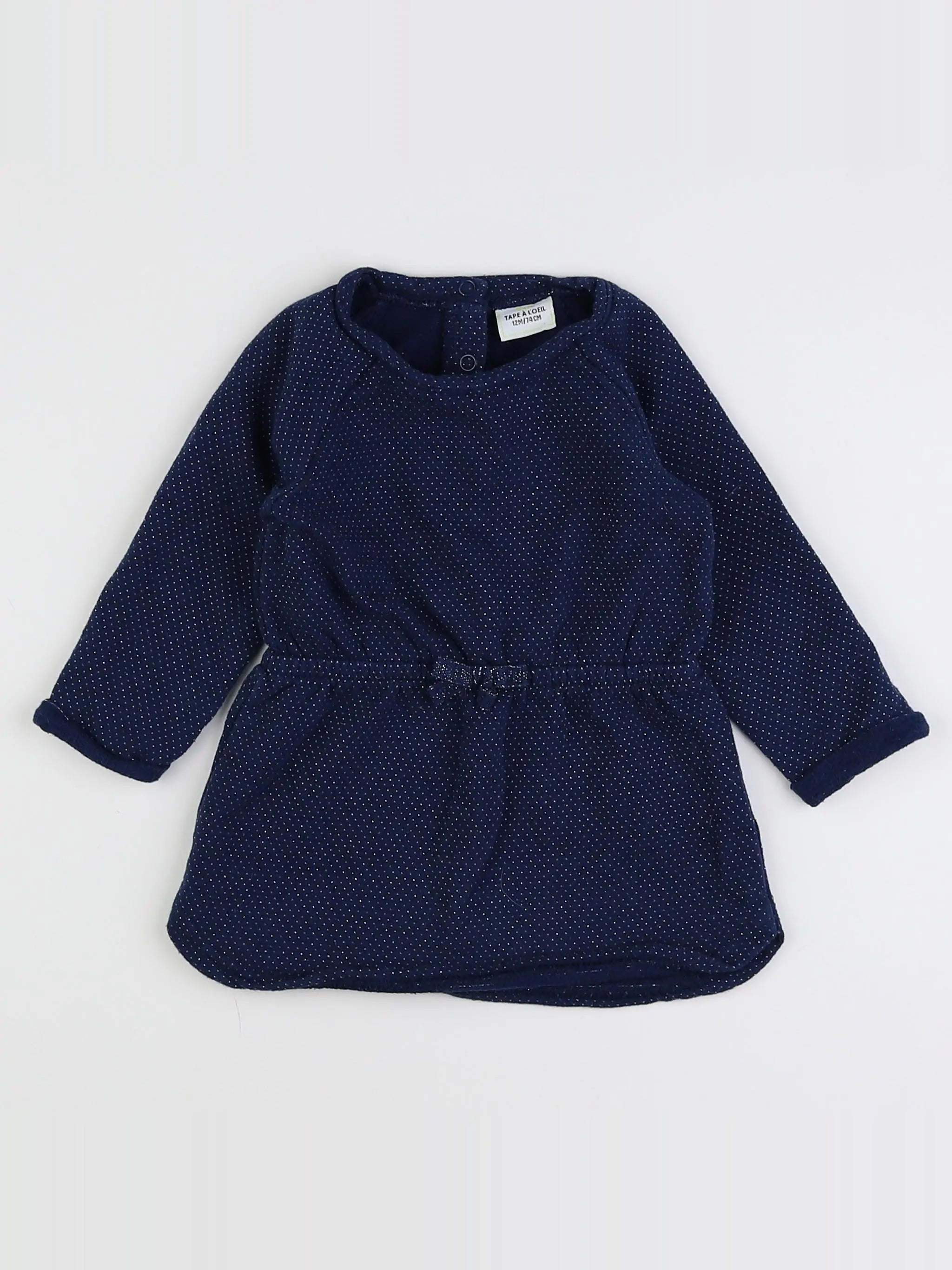 Tape à l'oeil - robe bleu - 12 mois