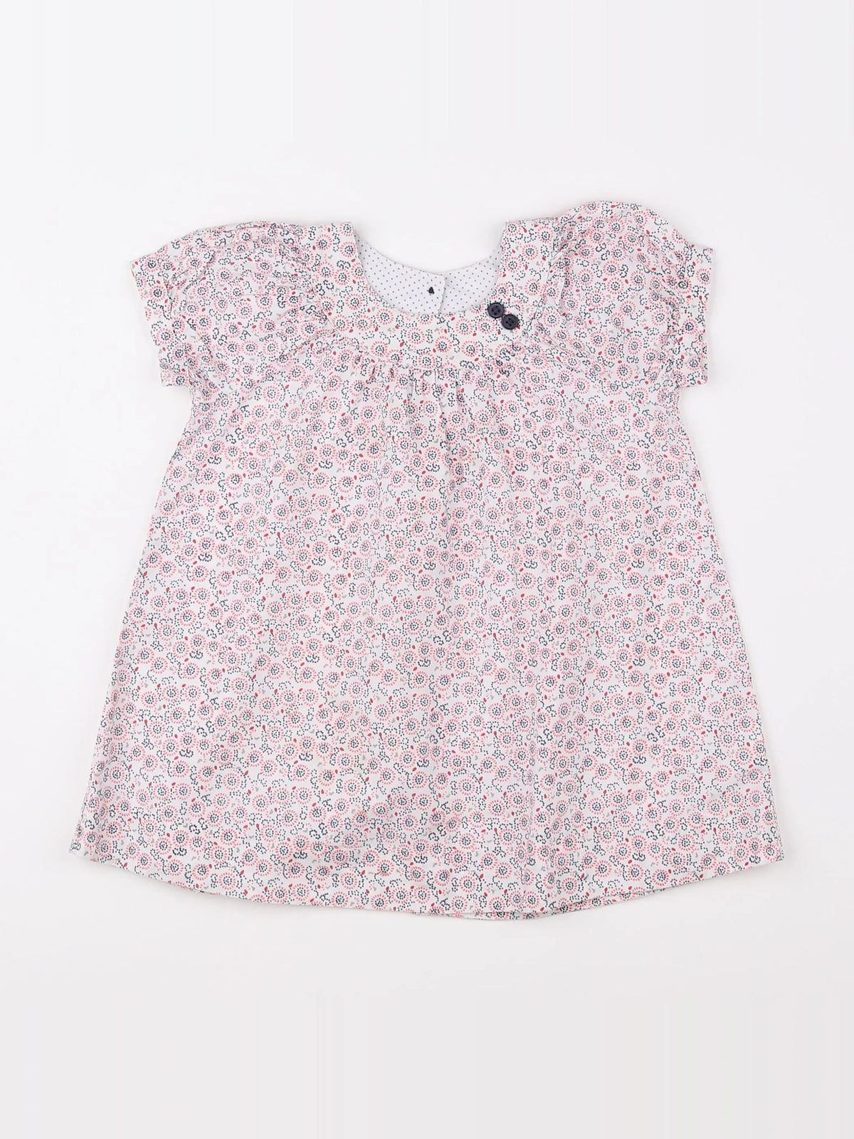Petit Bateau - robe multicolore - 18 mois