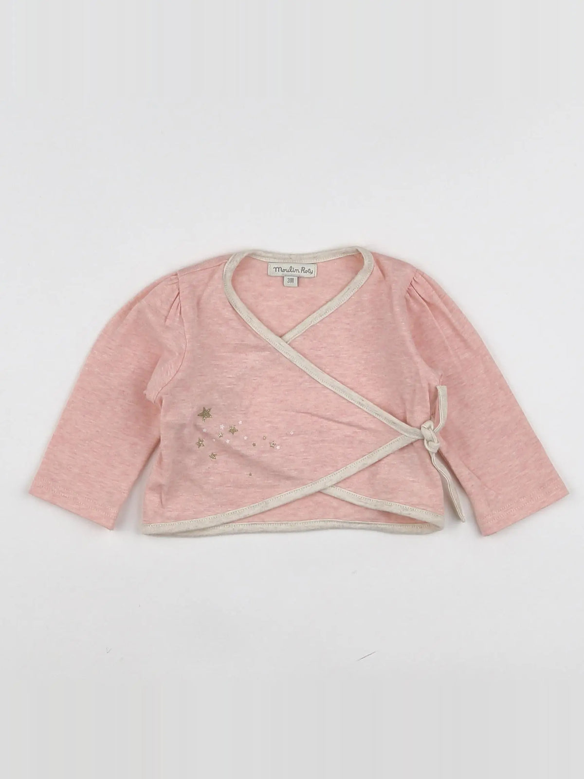 Moulin Roty - tee-shirt rose - 3 mois