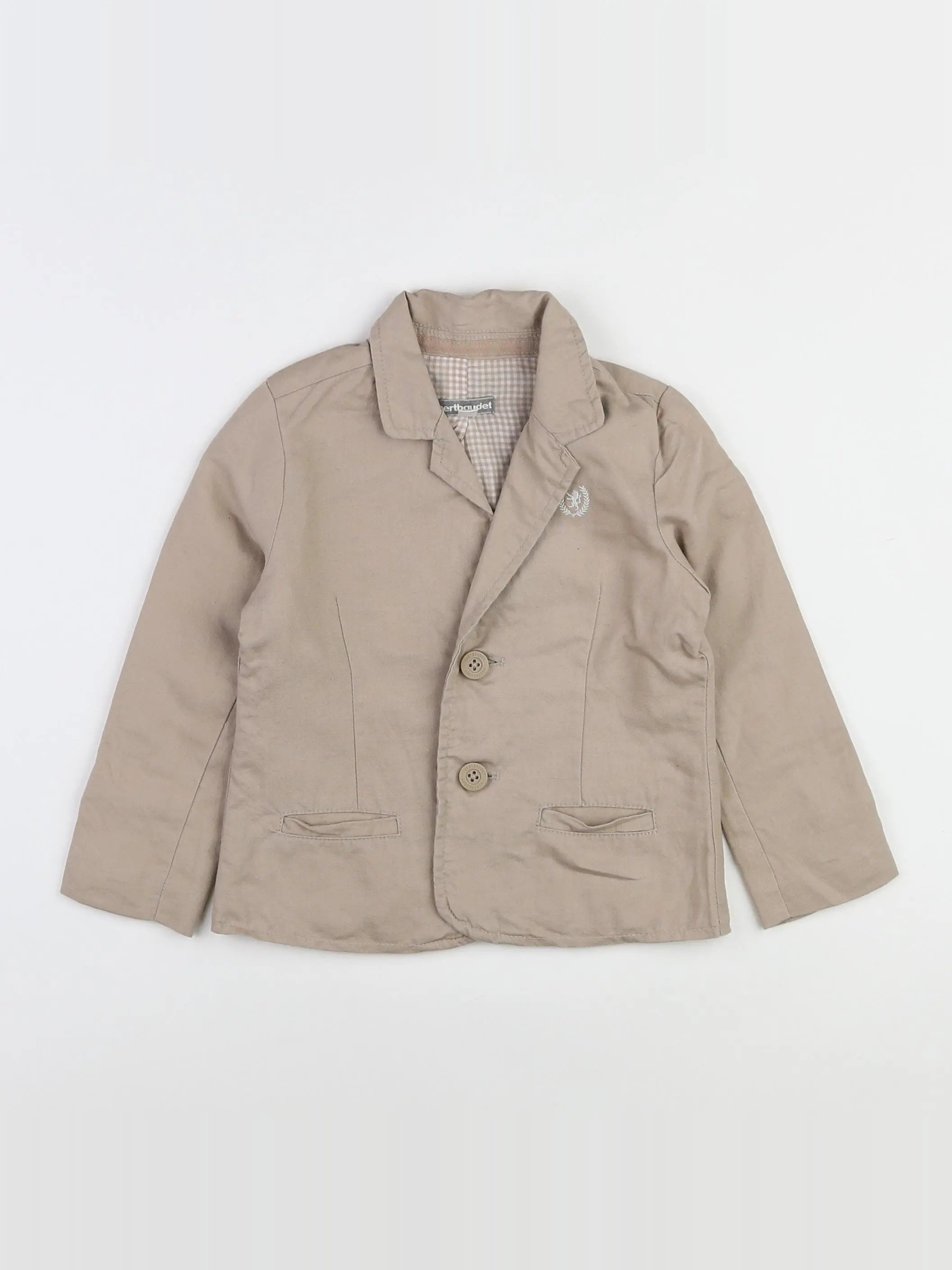 Vertbaudet - veste beige - 3 ans