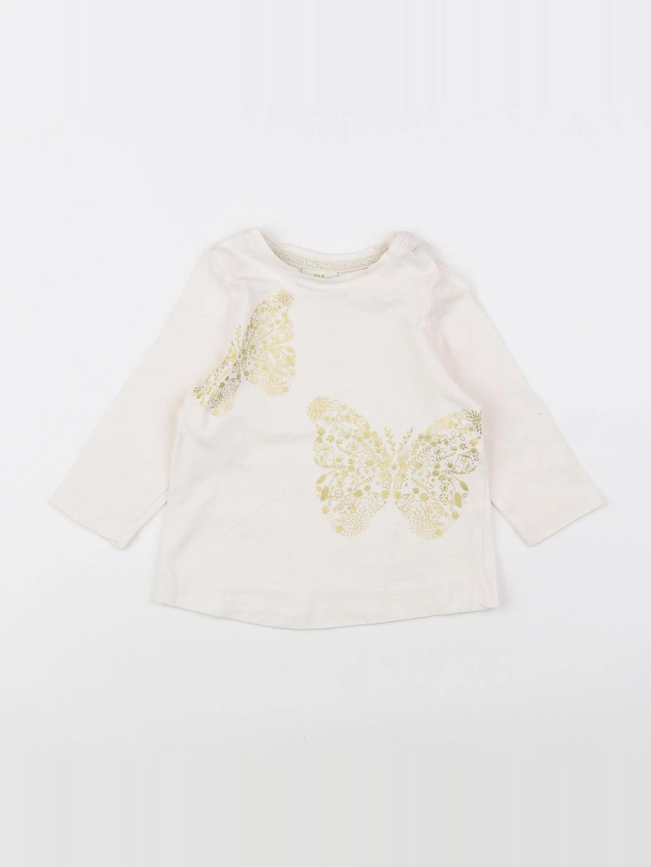 Tape à l'oeil - tee-shirt beige - 6 mois