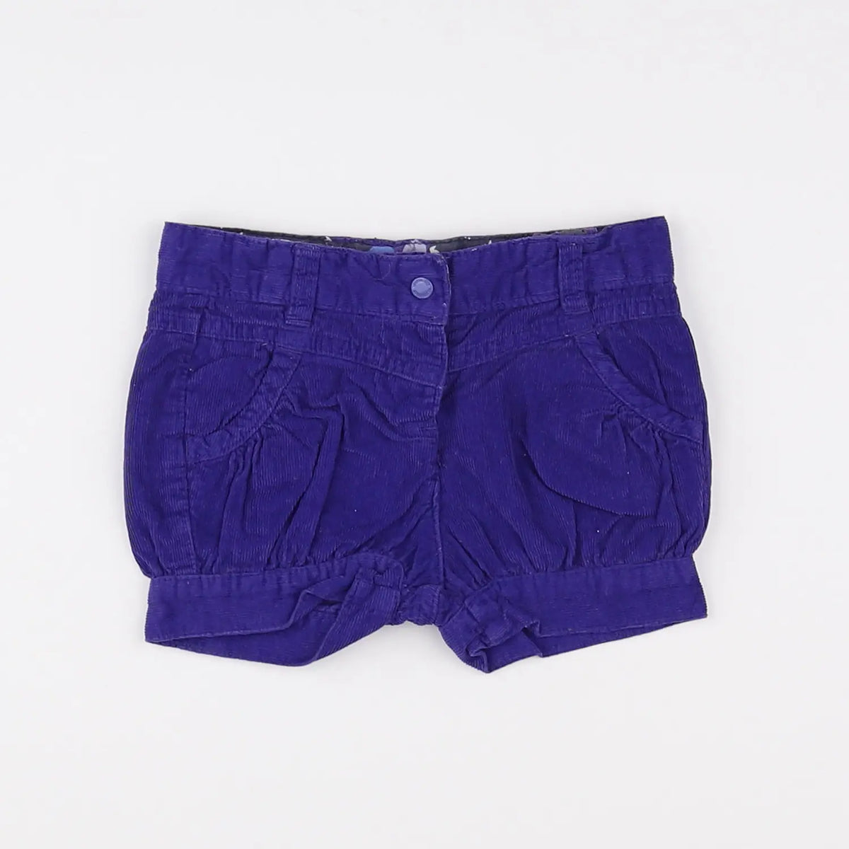 Vertbaudet - short violet - 9 mois