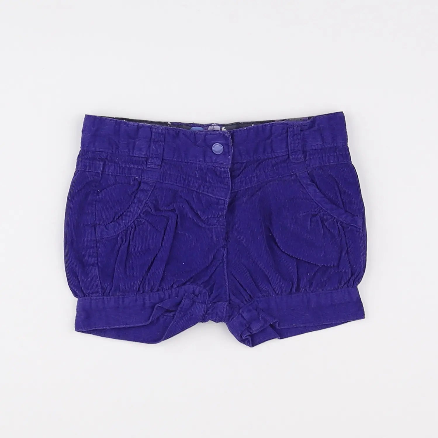 Vertbaudet - short violet - 9 mois