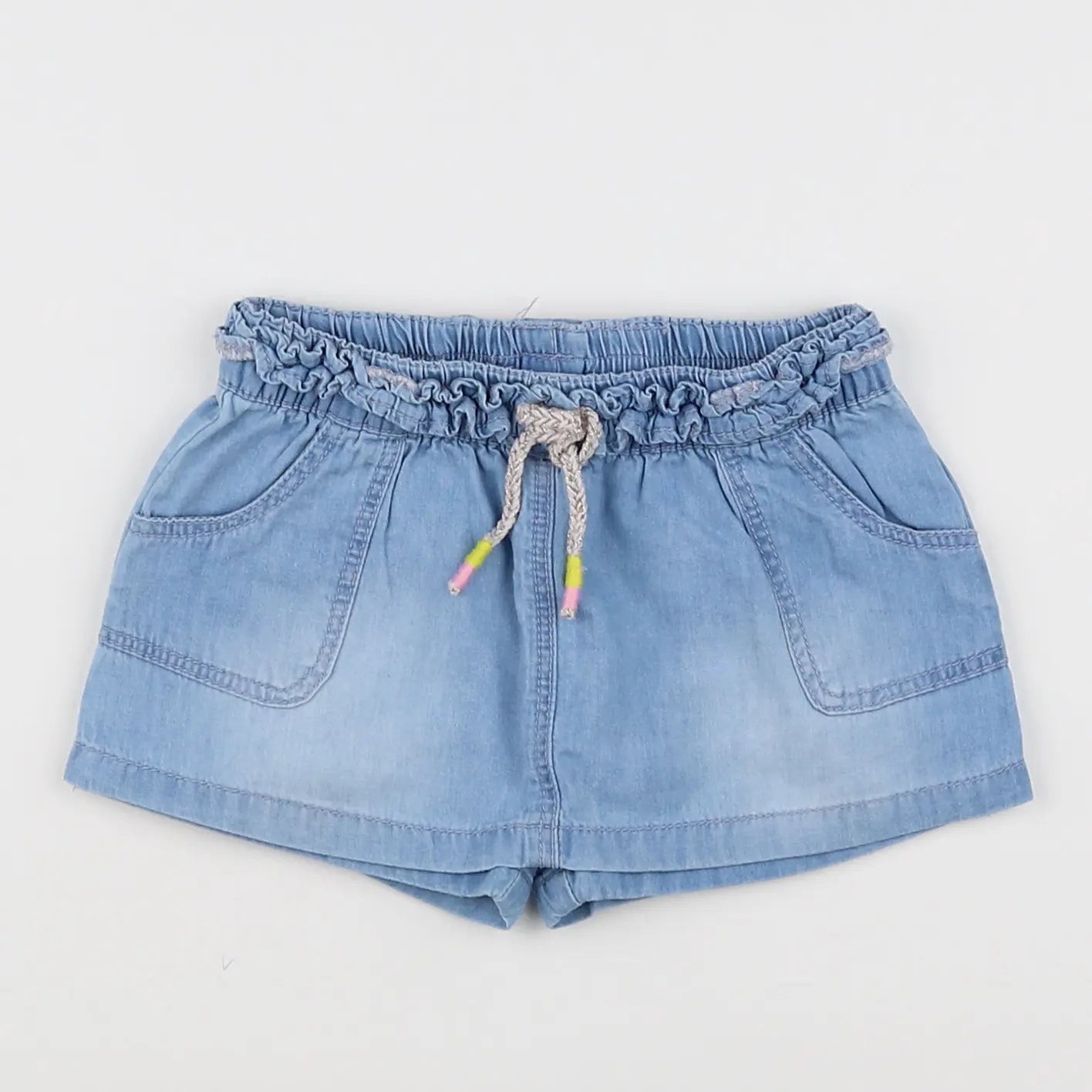 Vertbaudet - short bleu - 12 mois
