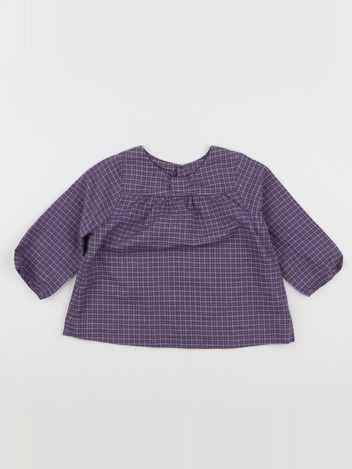Boutchou - blouse violet - 12 mois