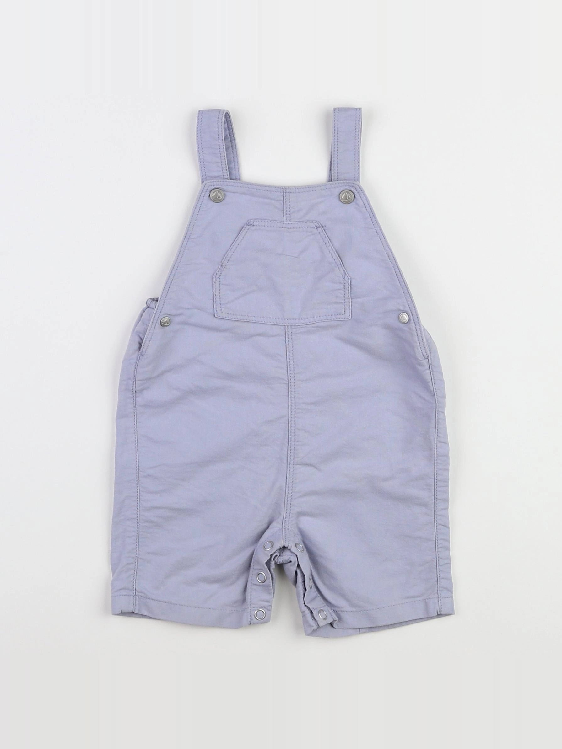 Petit Bateau - salopette violet - 12 mois